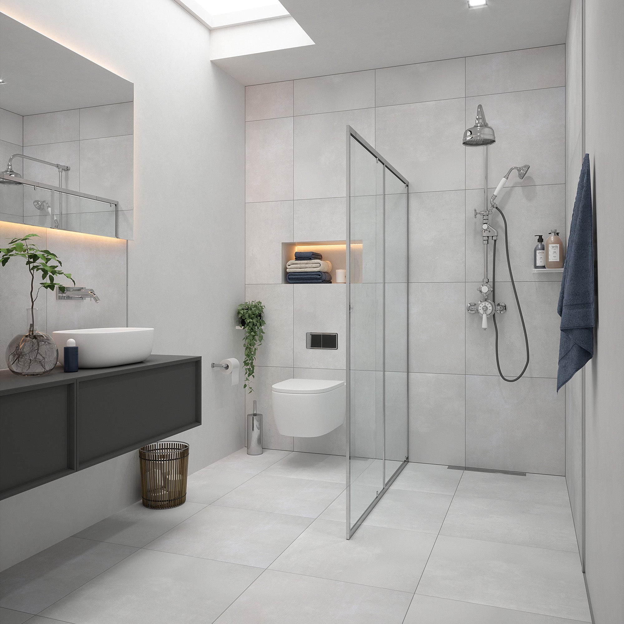 Athena Beyaz White Porcelain Slip Resistant Tile 59.8x59.8cm