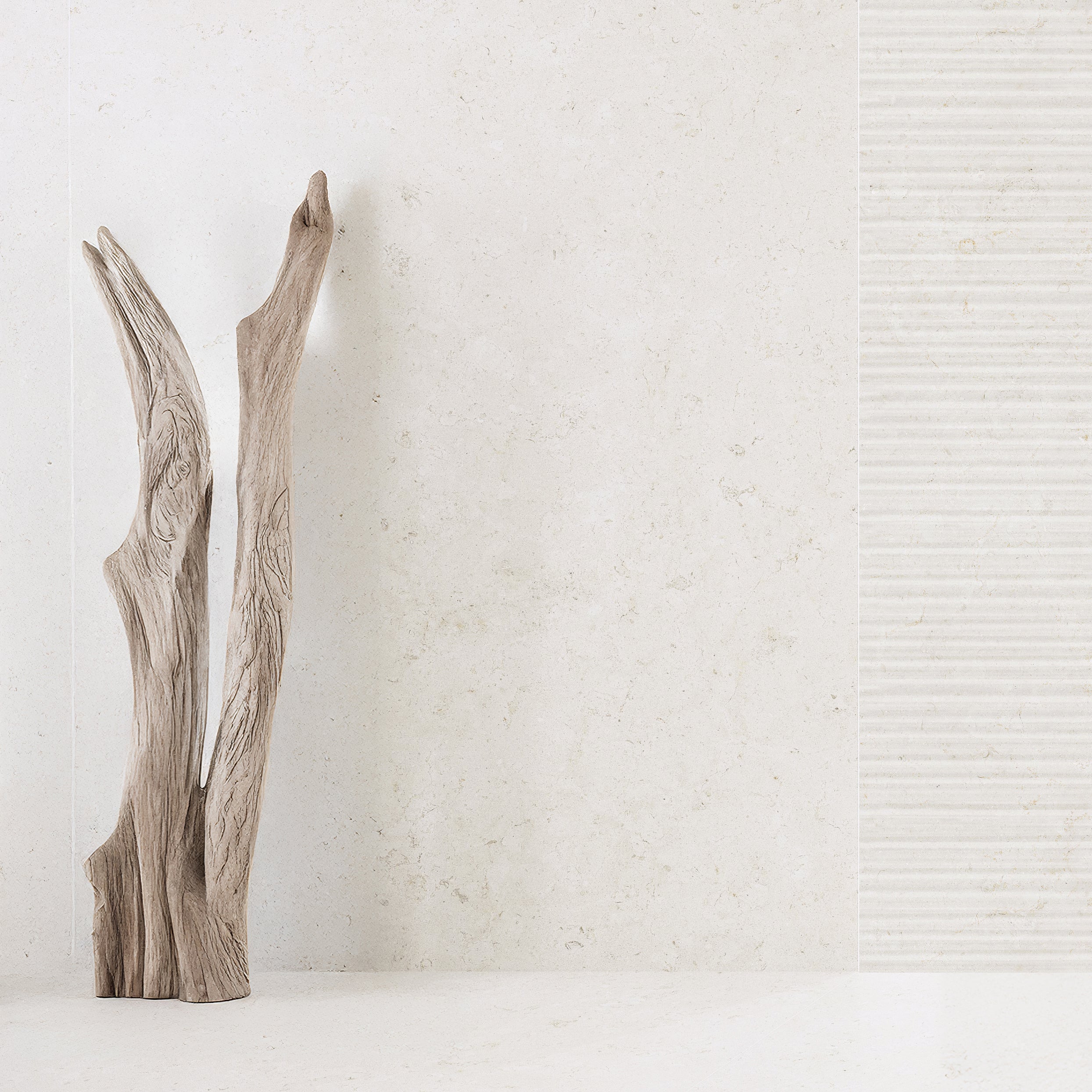Empress Almond Smooth Ceramic Matt Wall Tile 30x90cm