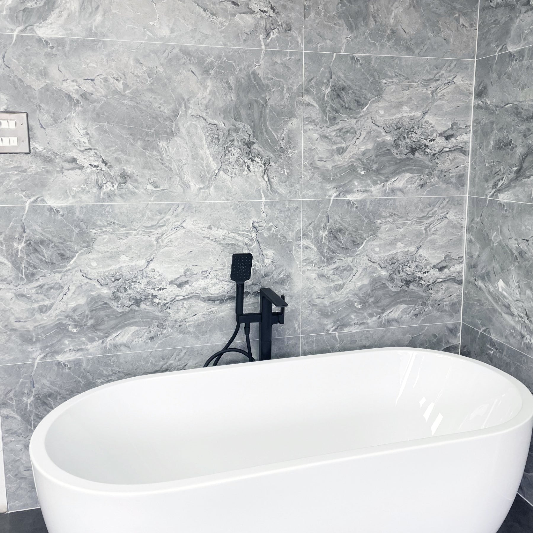 Bellevue Grey Porcelain Matt/Satin 60x120cm
