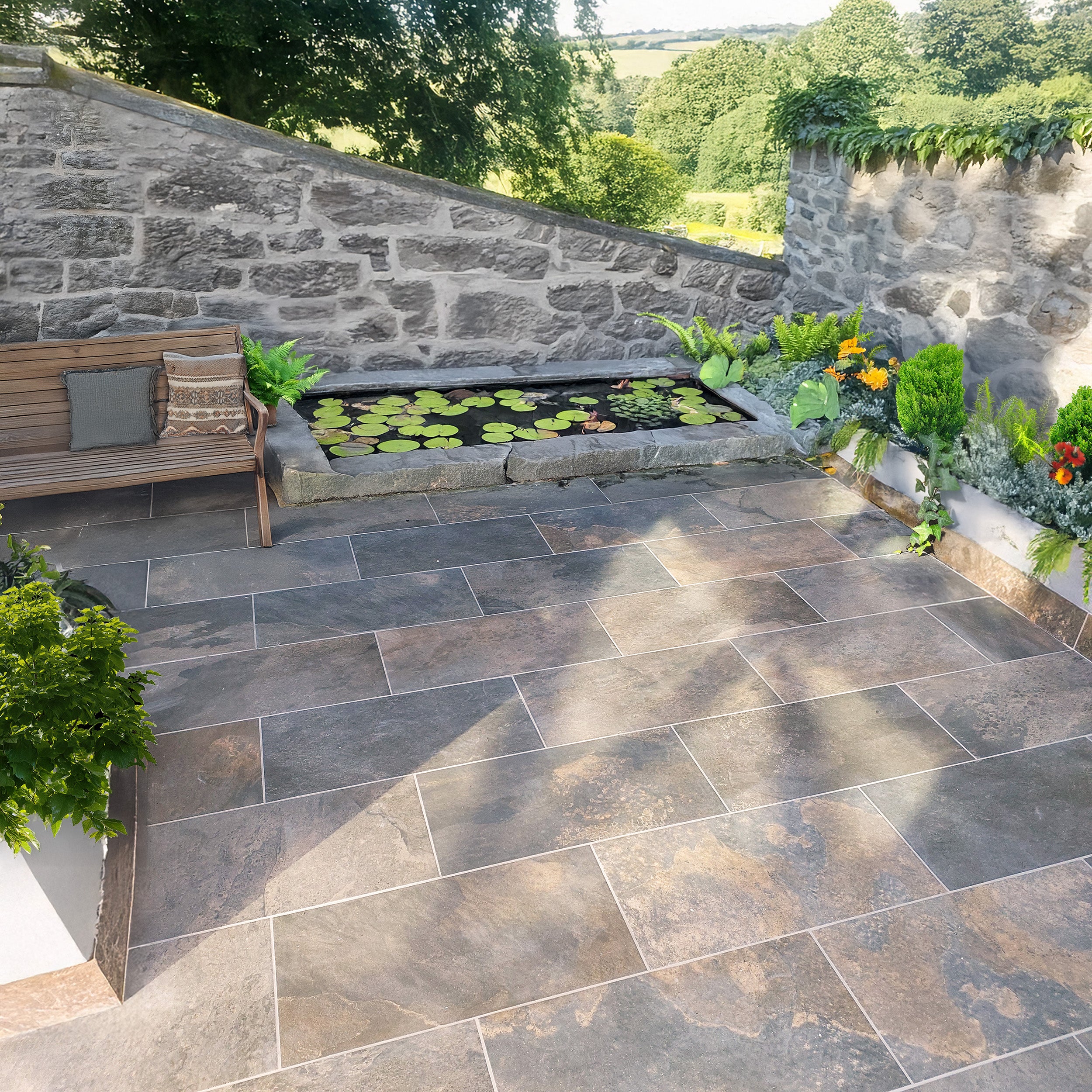 Biella Stone Porcelain Textured 30x60cm