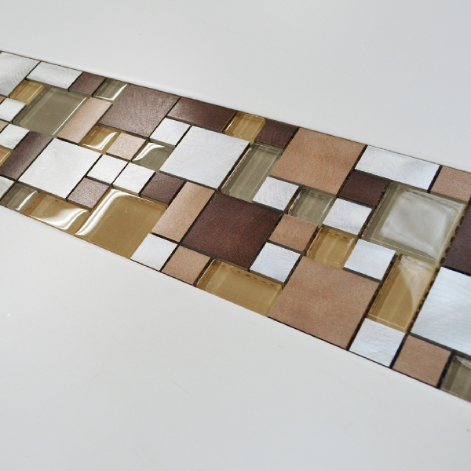 Brazil Mink Modular Metal Glass 30x30cm