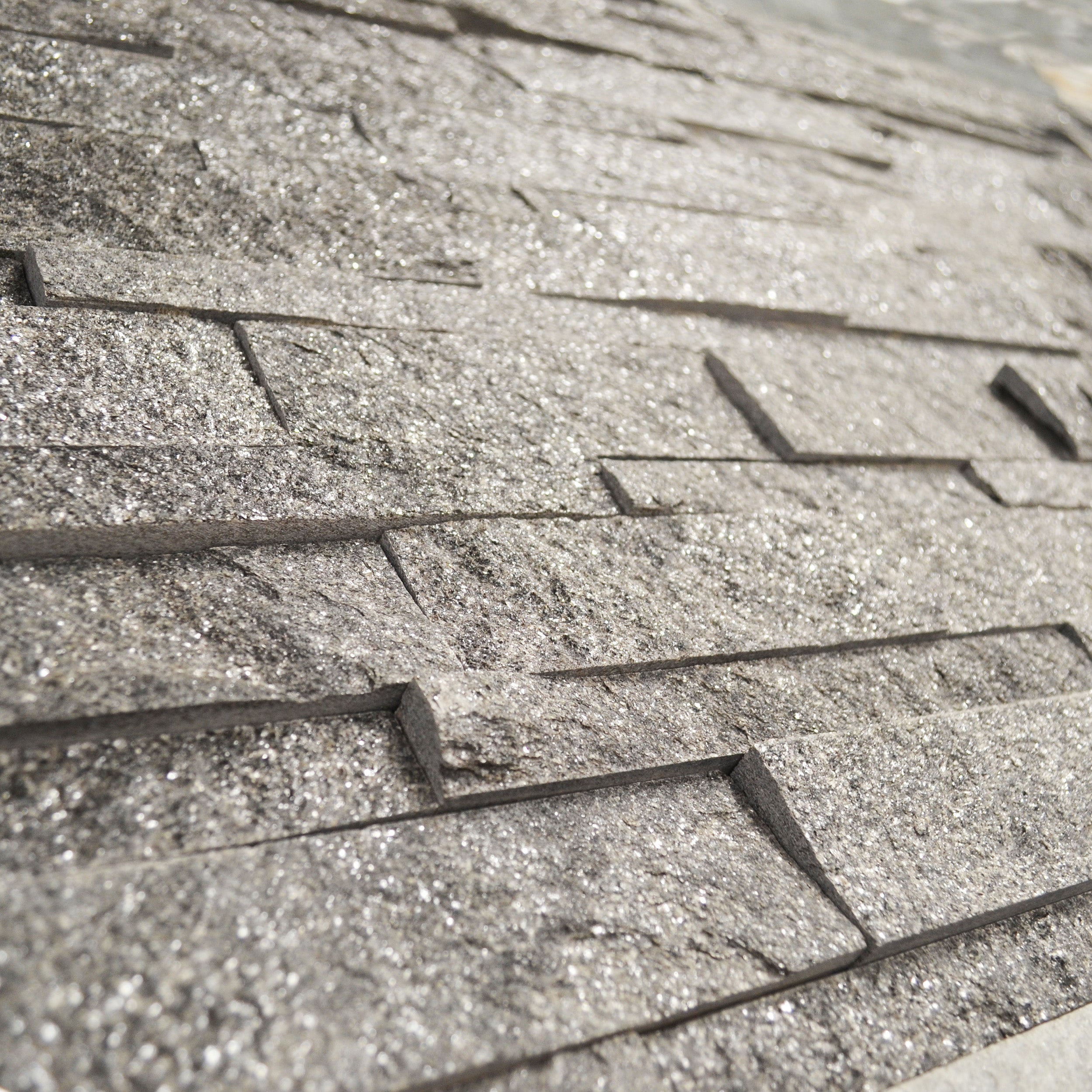 Scapestone Blue Star Granite Split Face Wall Cladding 15x60cm