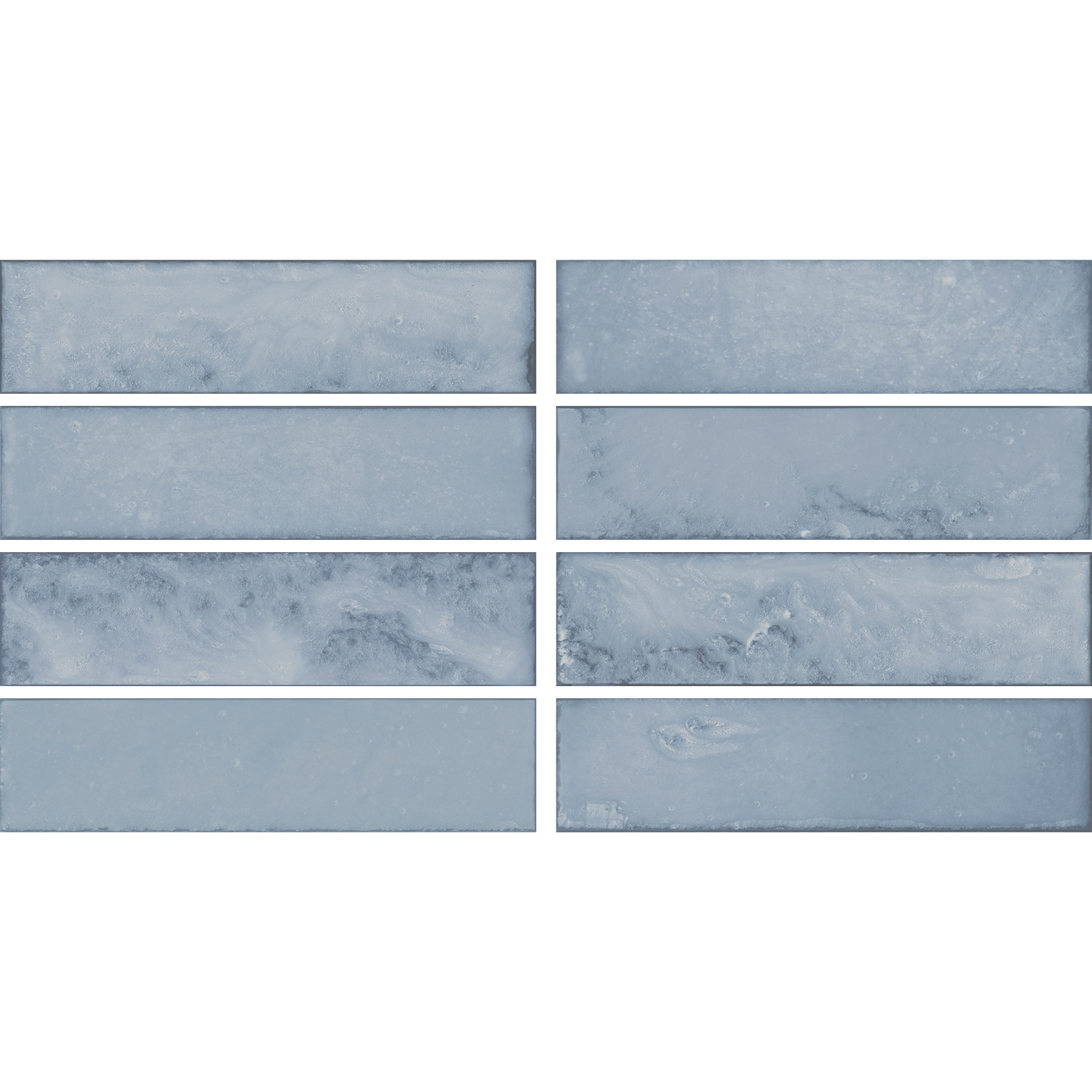 Drop Blue Ceramic Gloss 7.5x30cm