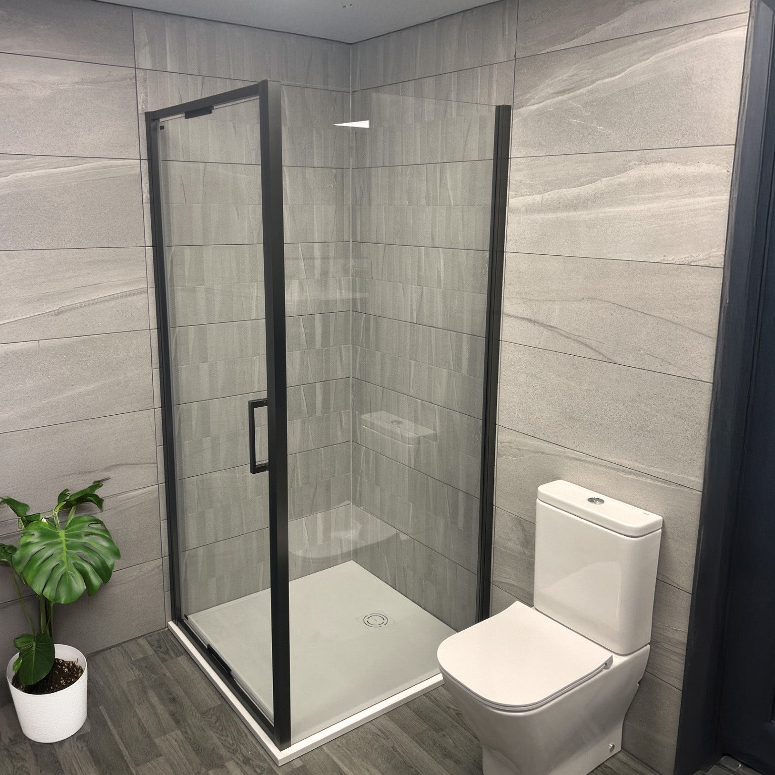 Burtino Decor Grey Pattern Ceramic Matt Wall Tile 30x90cm