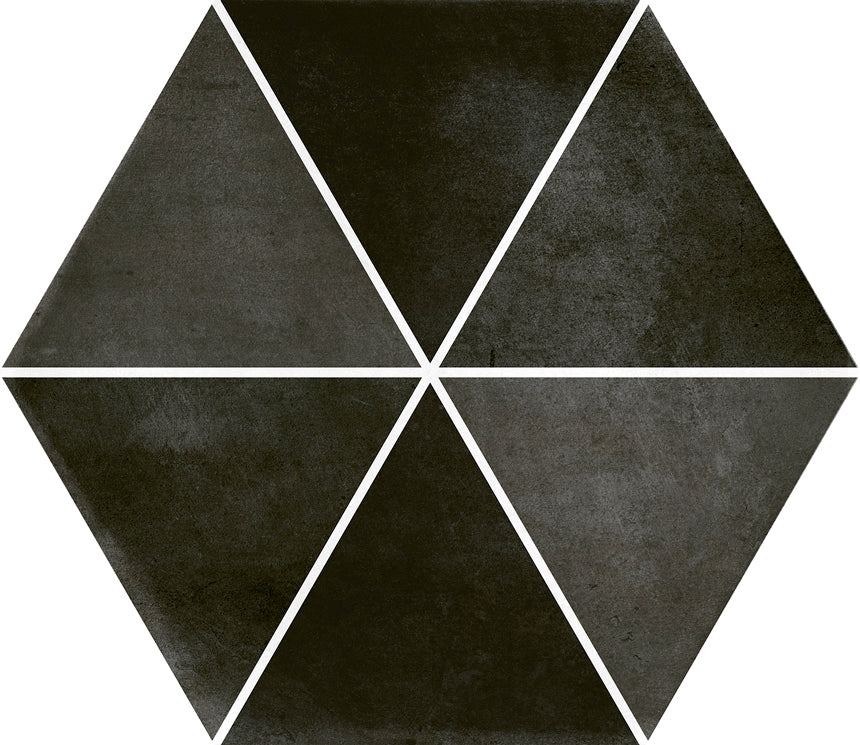 Casina Black Porcelain Matt 23x27cm