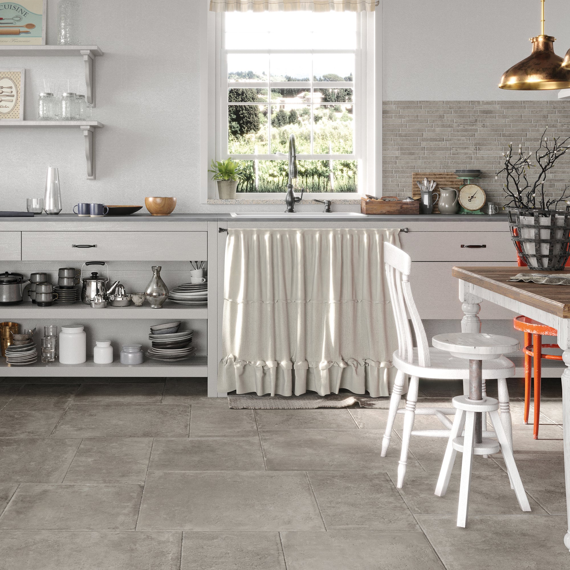 Malami Grigio Grey Porcelain Matt Modular Tile 60x60cm