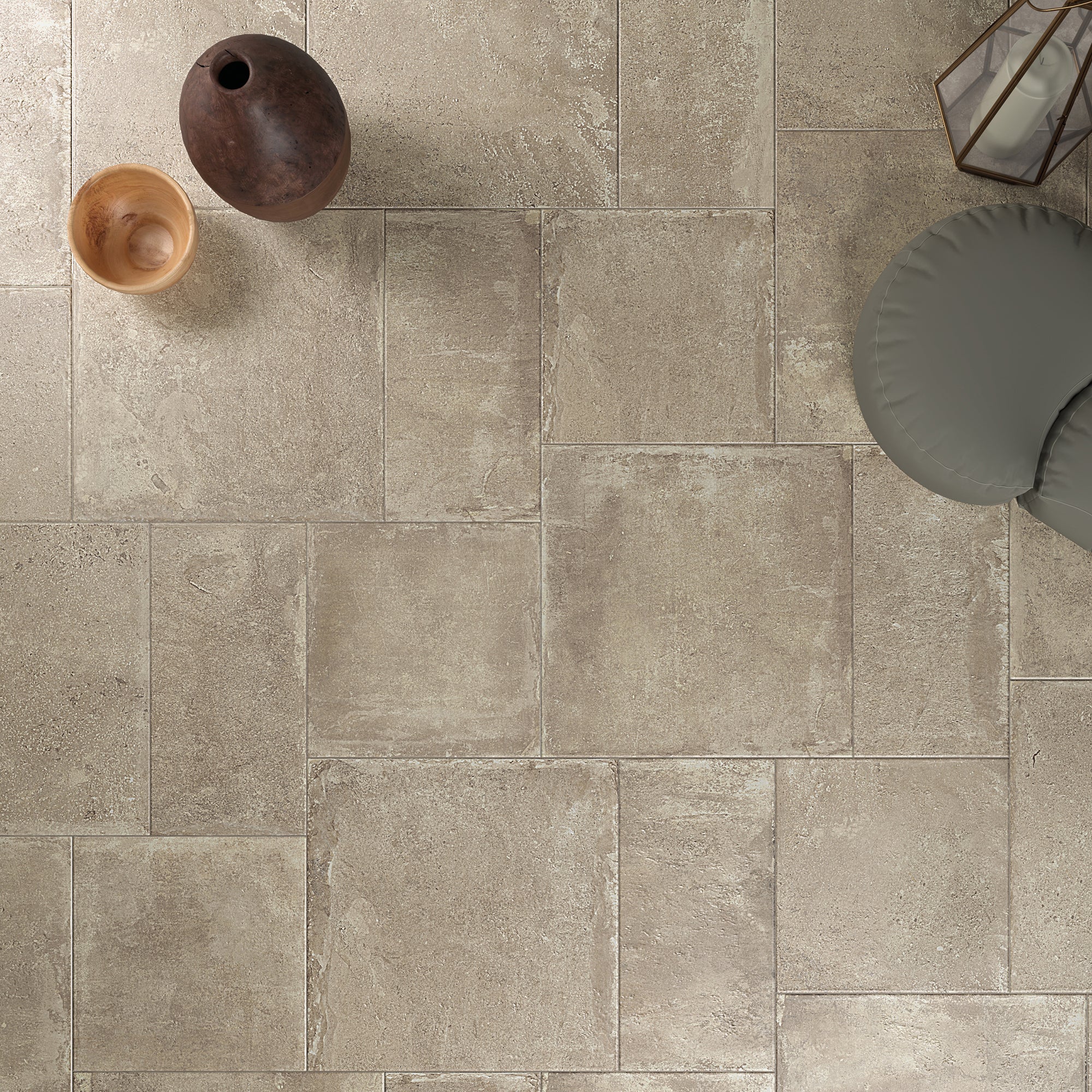 Malami Corda Beige Porcelain Modular Matt Tile 30x60cm