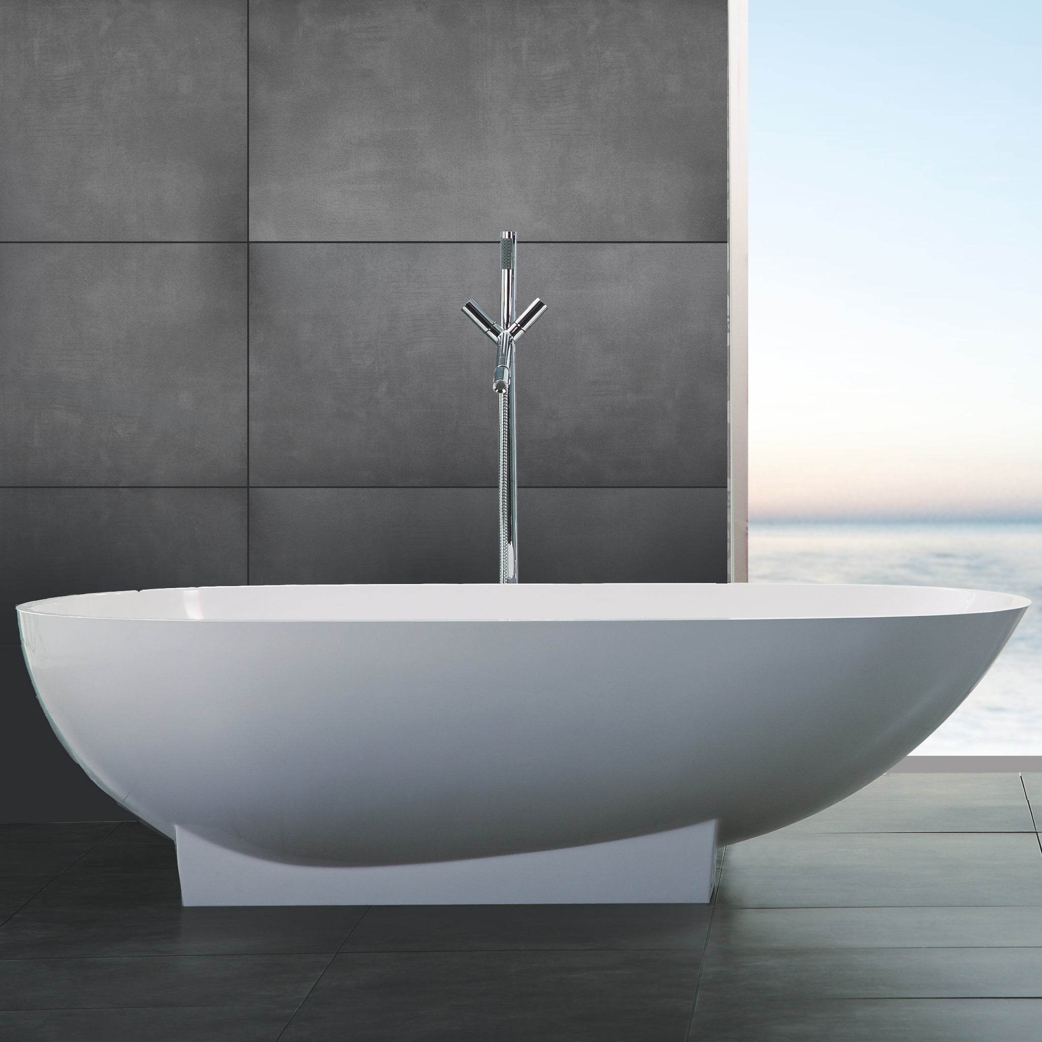 Chicago Nero Grey Porcelain Matt 30x60cm