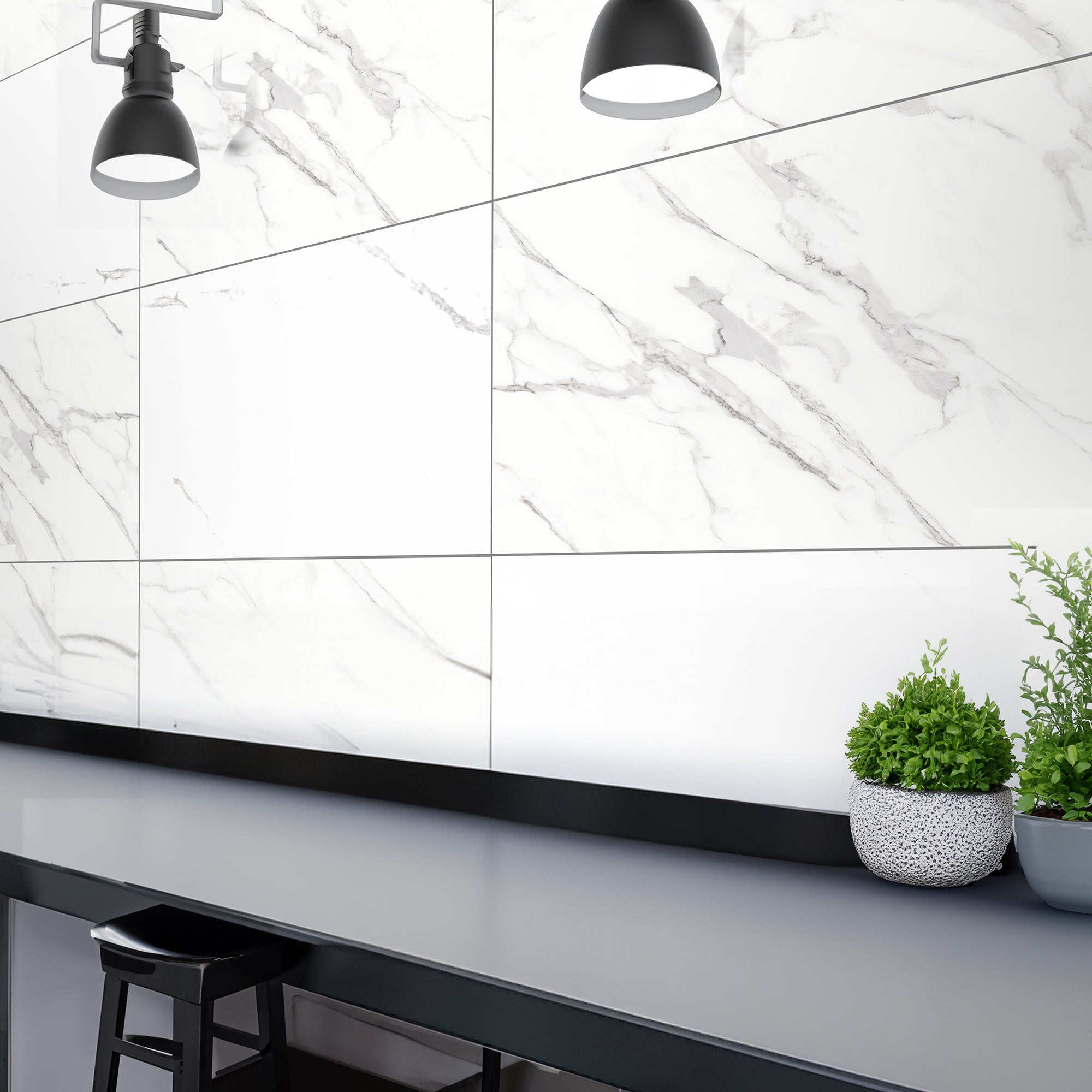 Classic Carrara White Porcelain Matt 60x120cm