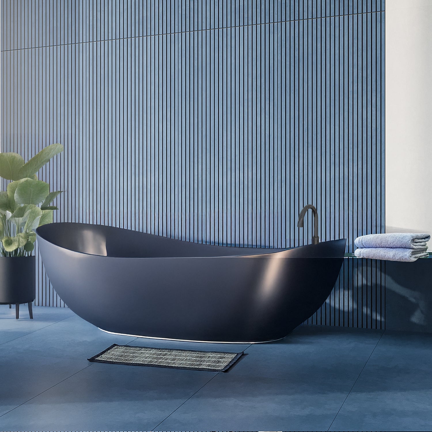 Concept Blue Lines Porcelain Matt 60x120cm