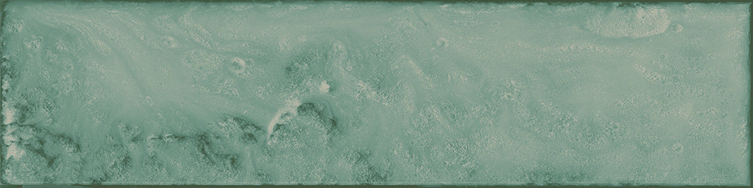 Daloa Emerald Green Ceramic Gloss Brick Wall Tile 7.5x30cm