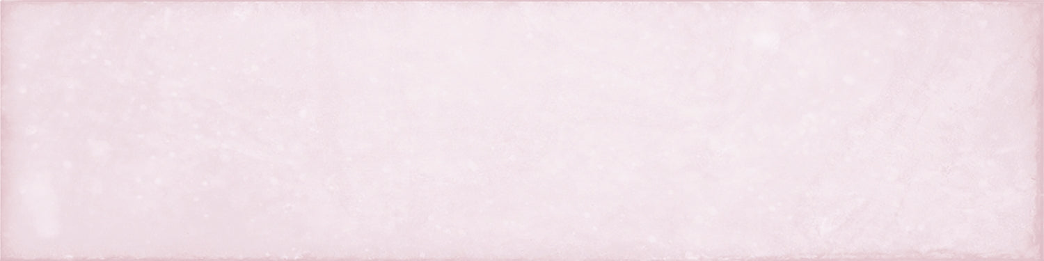Daloa Pink Pastel Ceramic Gloss Brick Wall Tile 7.5x30cm
