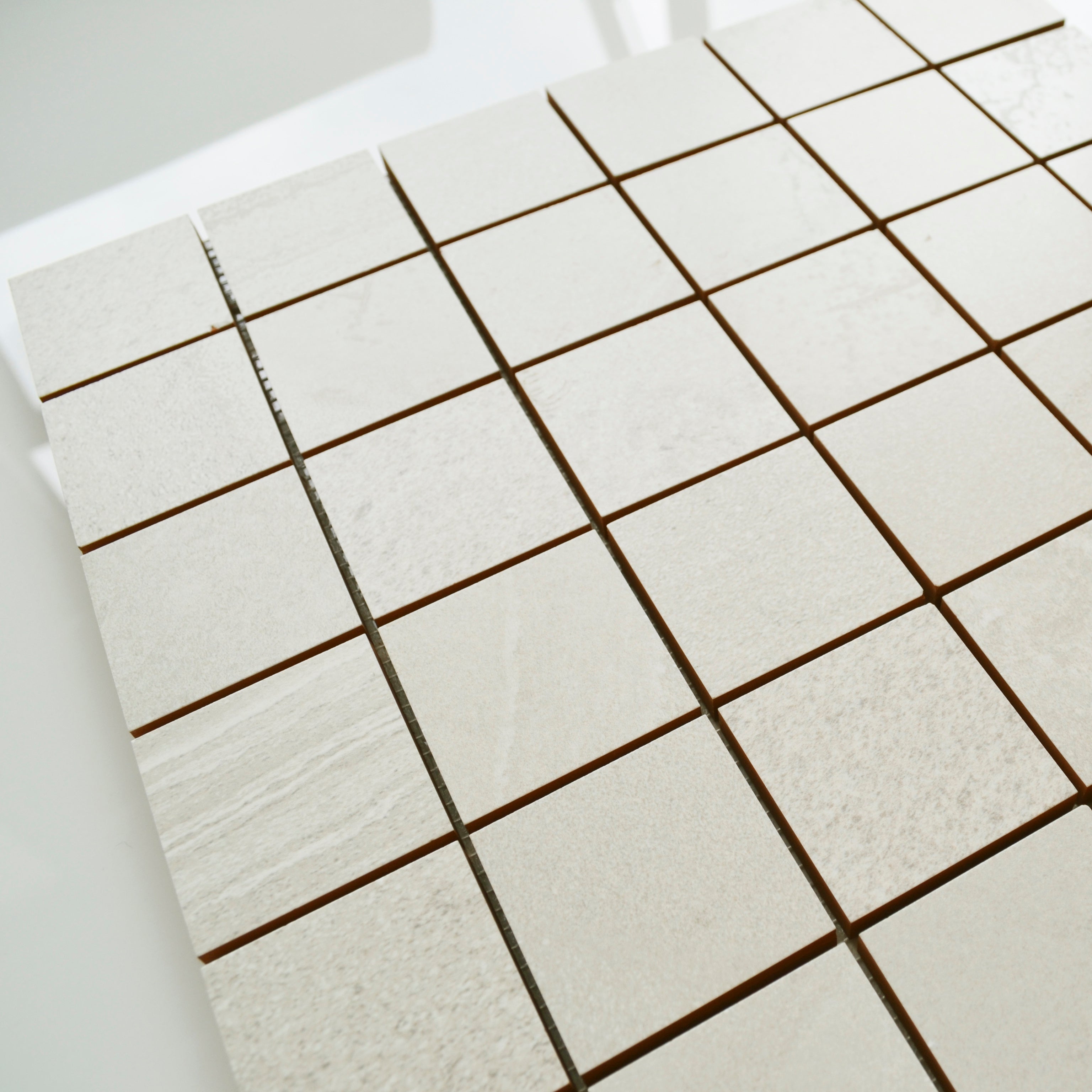 Dallas Nacar White Ceramic Satin Wall Mosaic 30x30cm