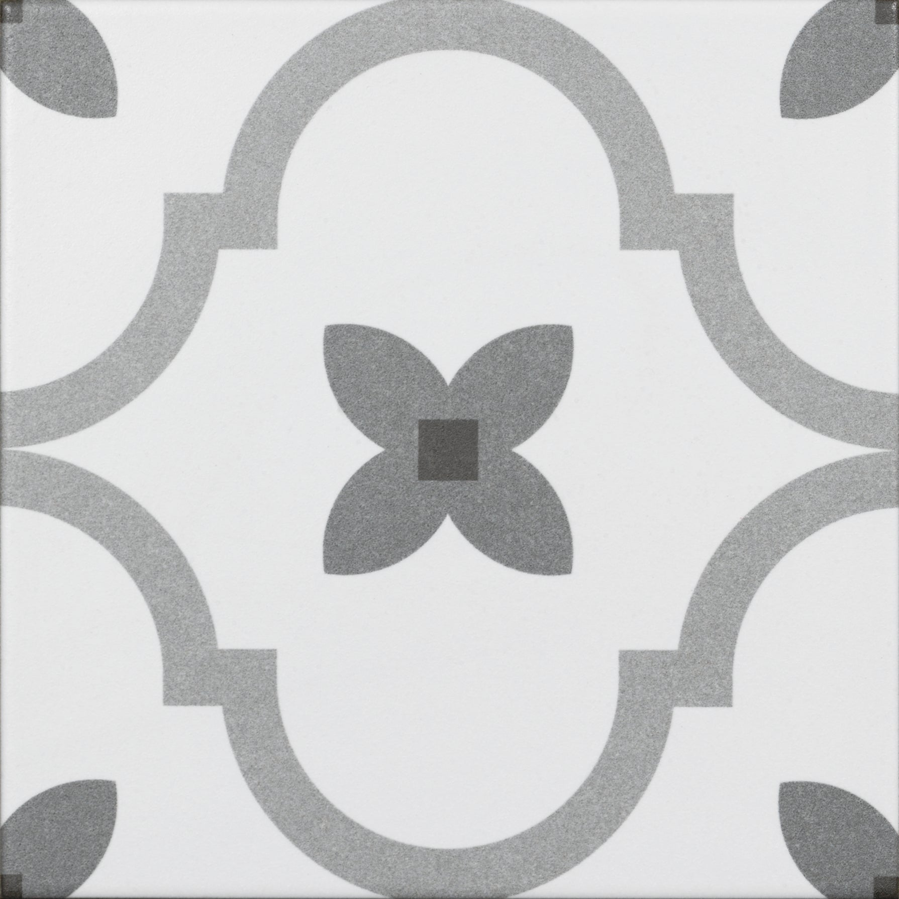 Delano Grey Pattern Ceramic Slip Resistant Tile 20x20cm
