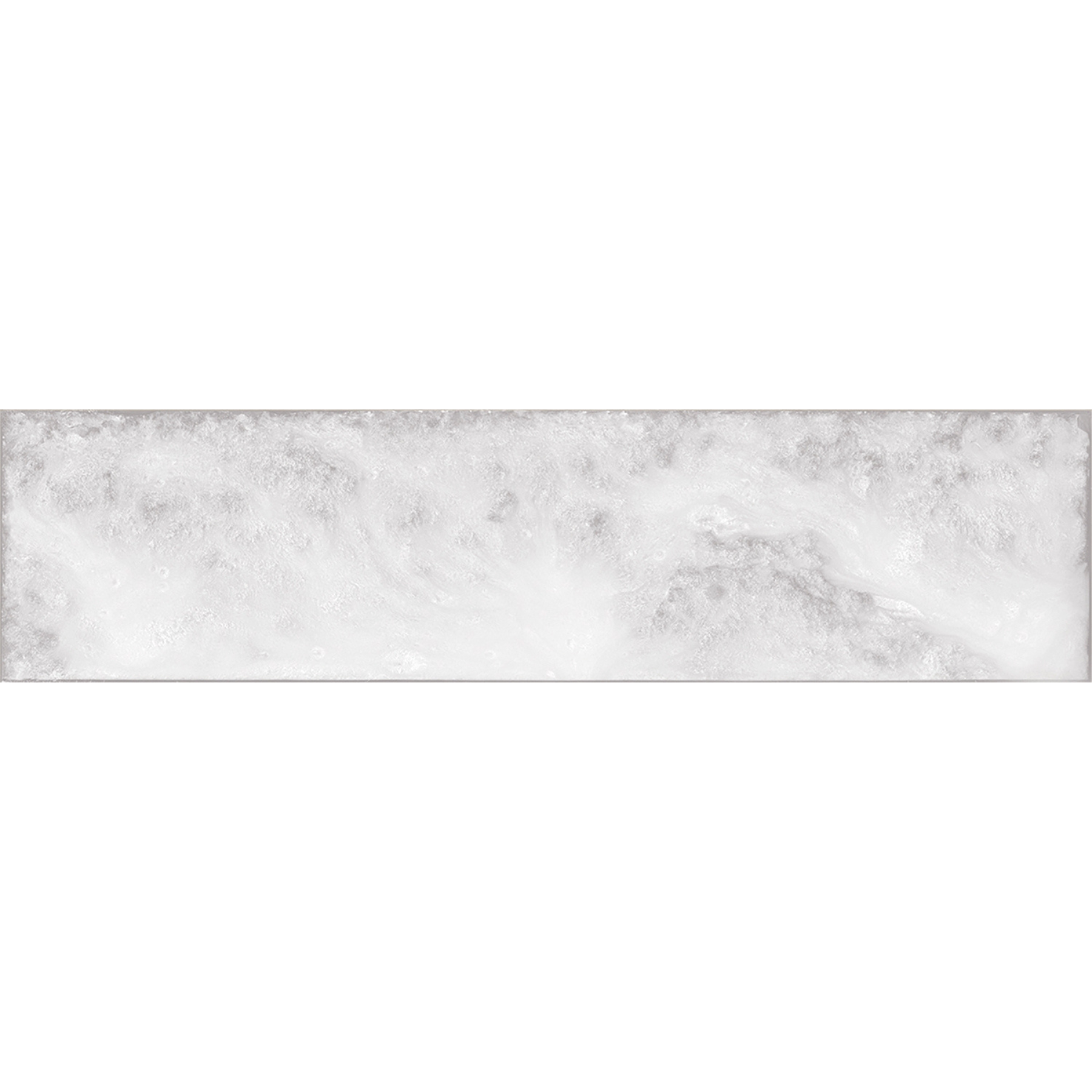 Daloa White Ceramic Gloss 7.5x30cm