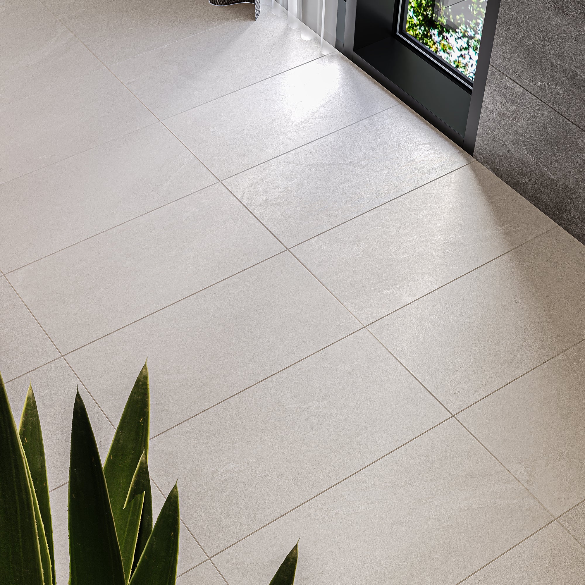 Etili Bone Ceramic Sugar Textured Rectified Tile 60x120cm