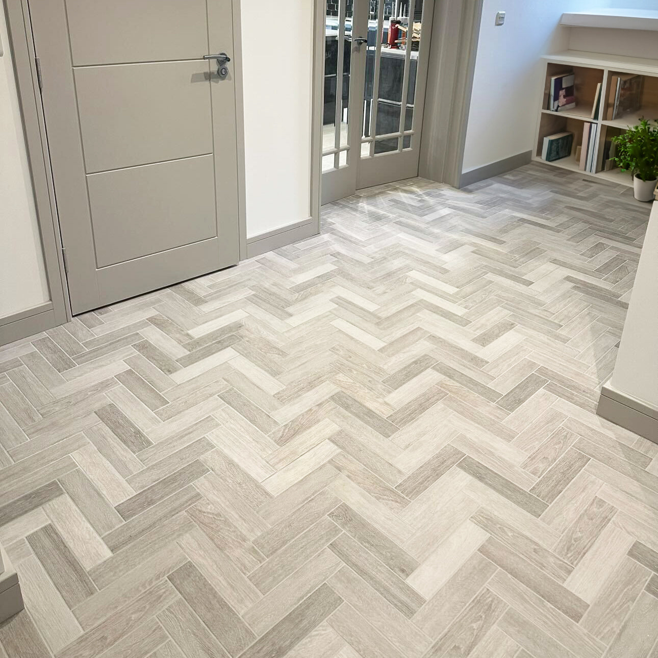 Parquet Blanc Italian Porcelain Wood Effect Tile 7x28cm
