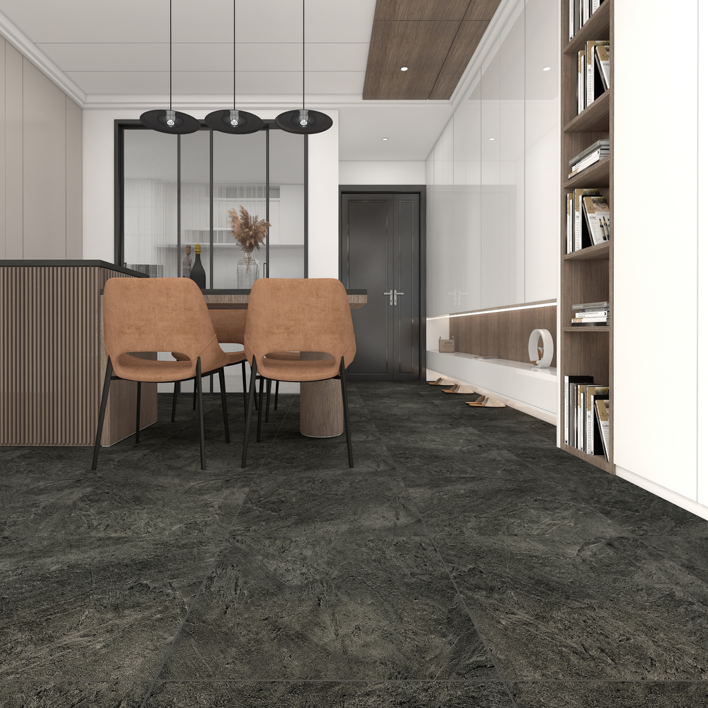 Florin Anthracite Porcelain Textured 30x60cm Frost/Slip Resistant ...