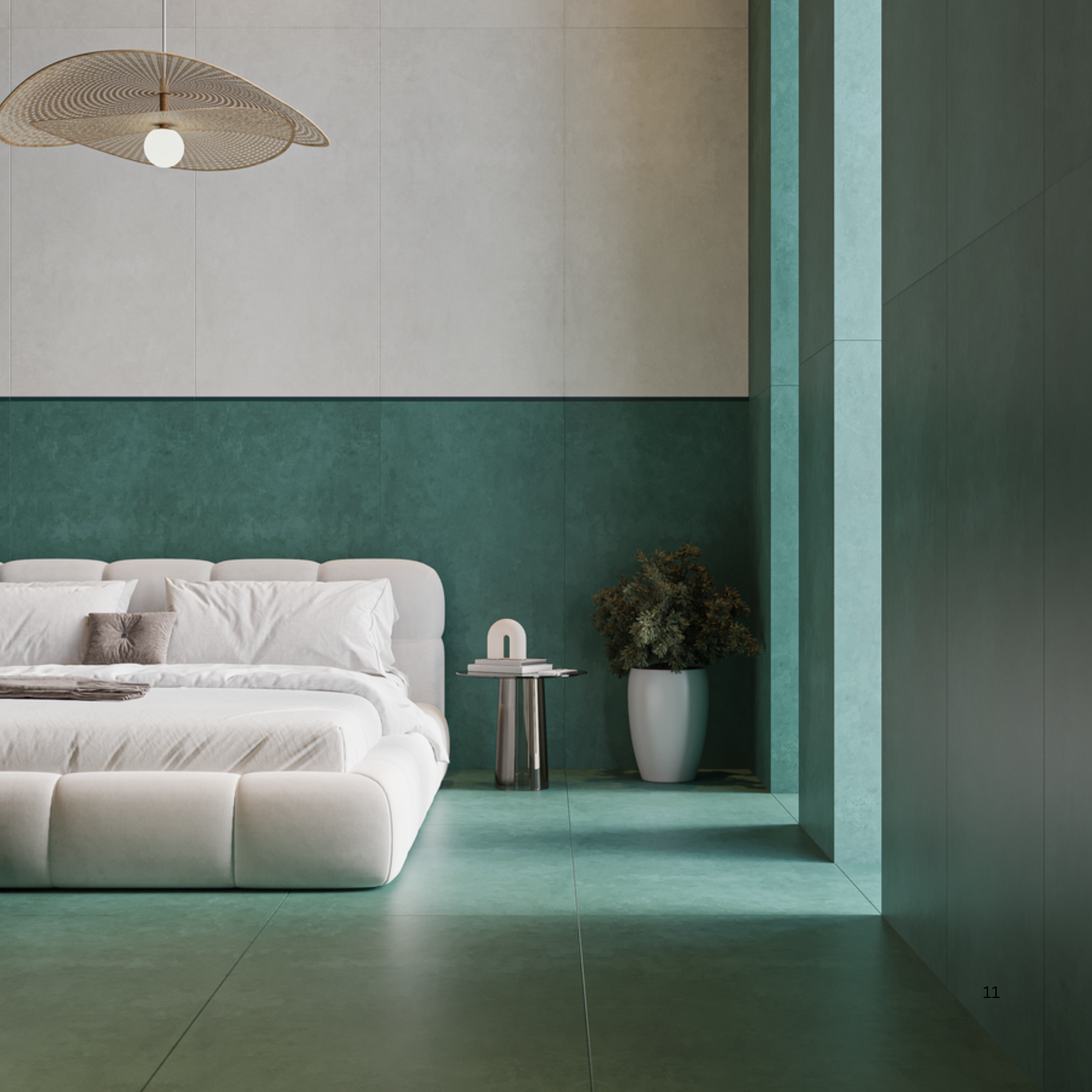 Concept Plain Green Porcelain Matt 60x120cm