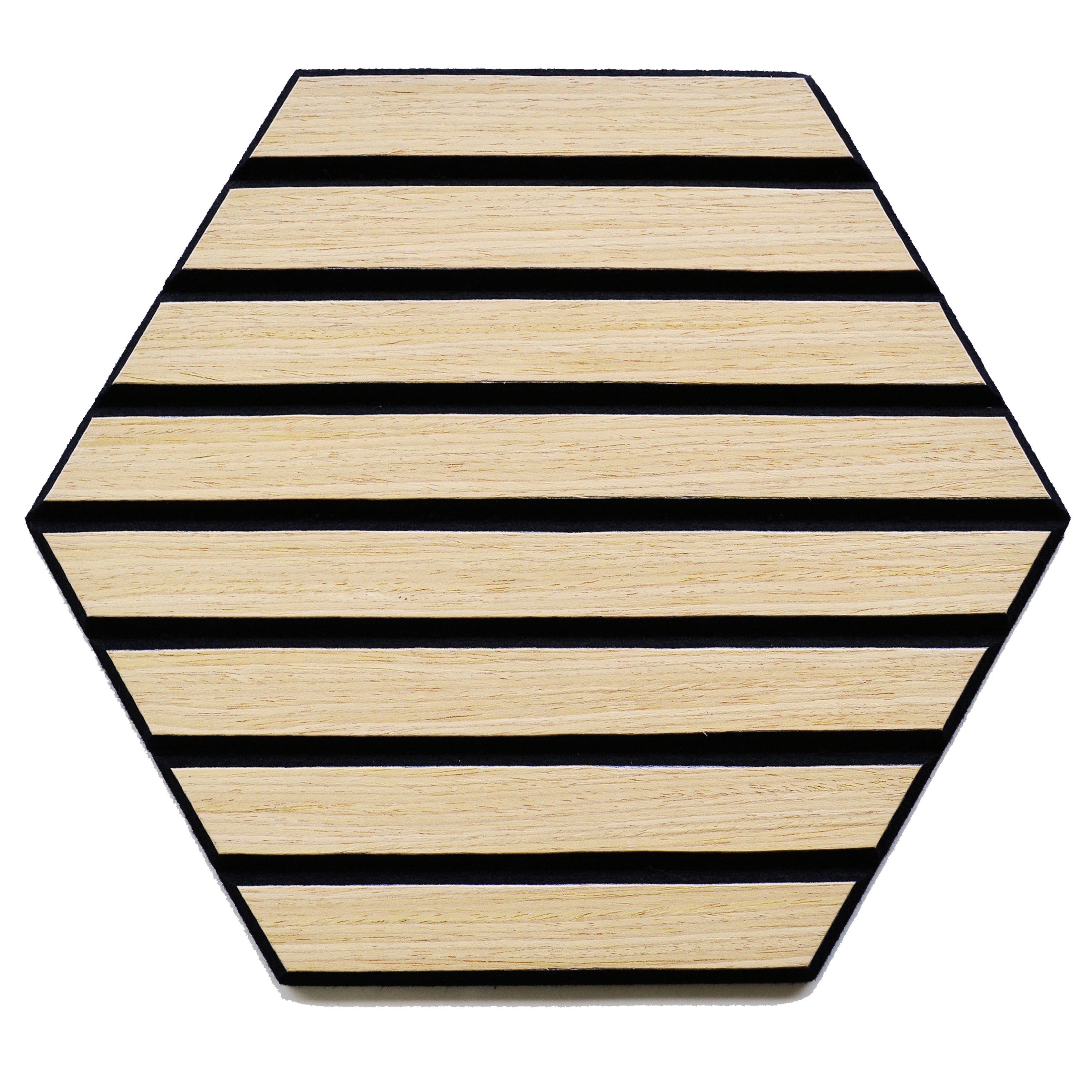 Light Oak Self-Adhesive Acoustic Hexagons 26x30cm (Box of 5)