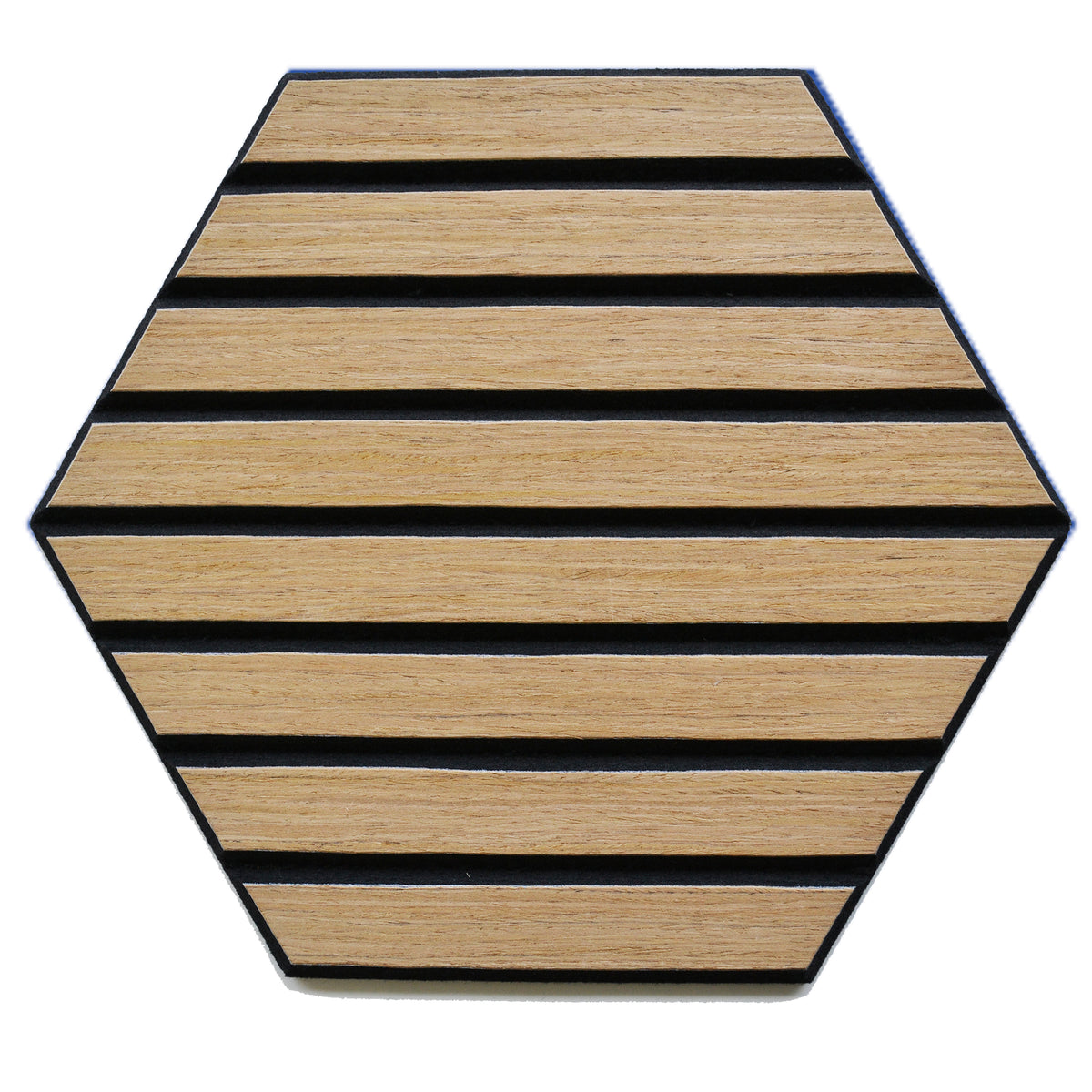 Medium Oak Self-Adhesive Acoustic Hexagons 26x30cm (Box of 5)