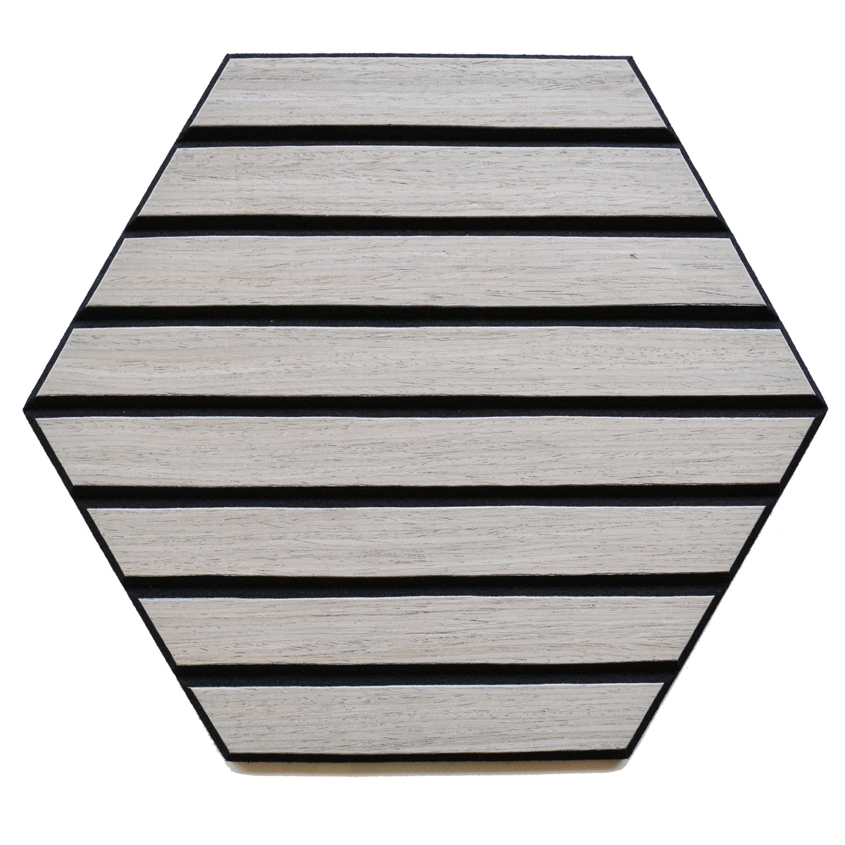 Light Grey Self-Adhesive Acoustic Hexagons 26x30cm (Box of 5)
