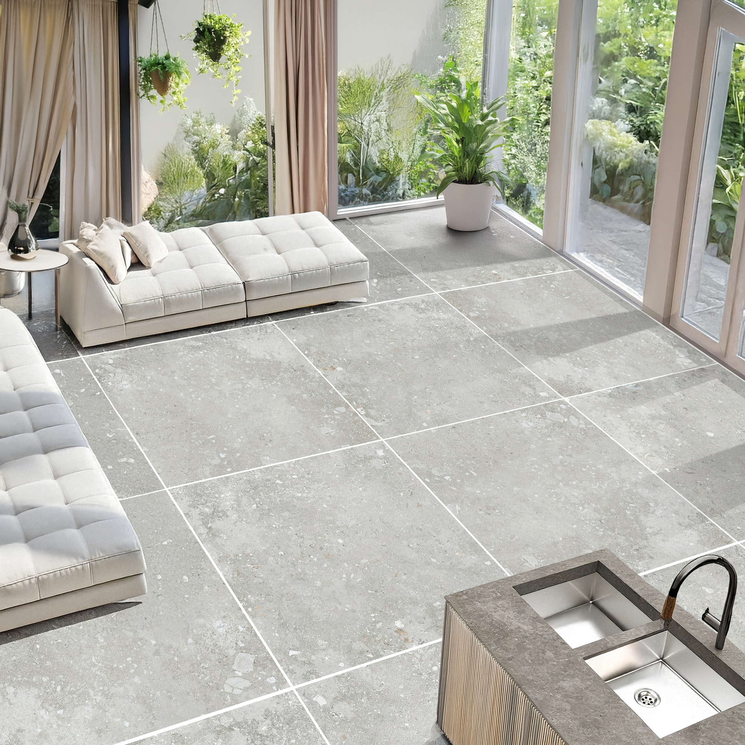 Livara Grey Porcelain Matt 99.5x99.5cm