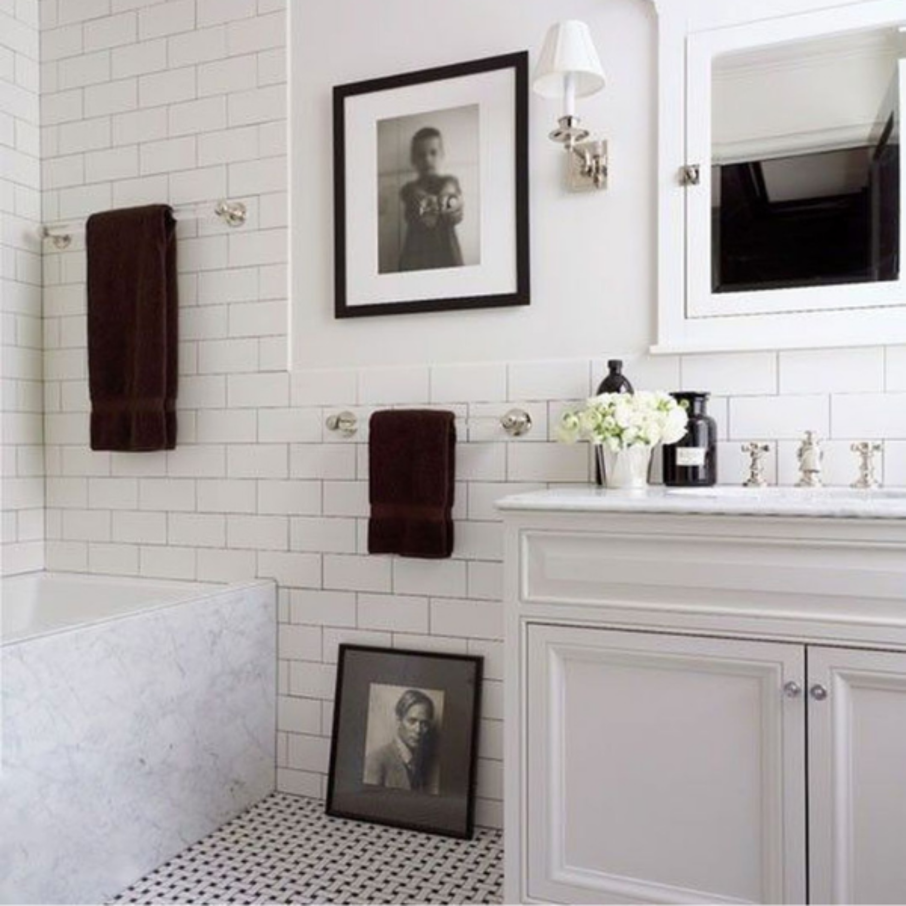 Cargo White Patterned Wall Tile 20 x 60cm main image 1