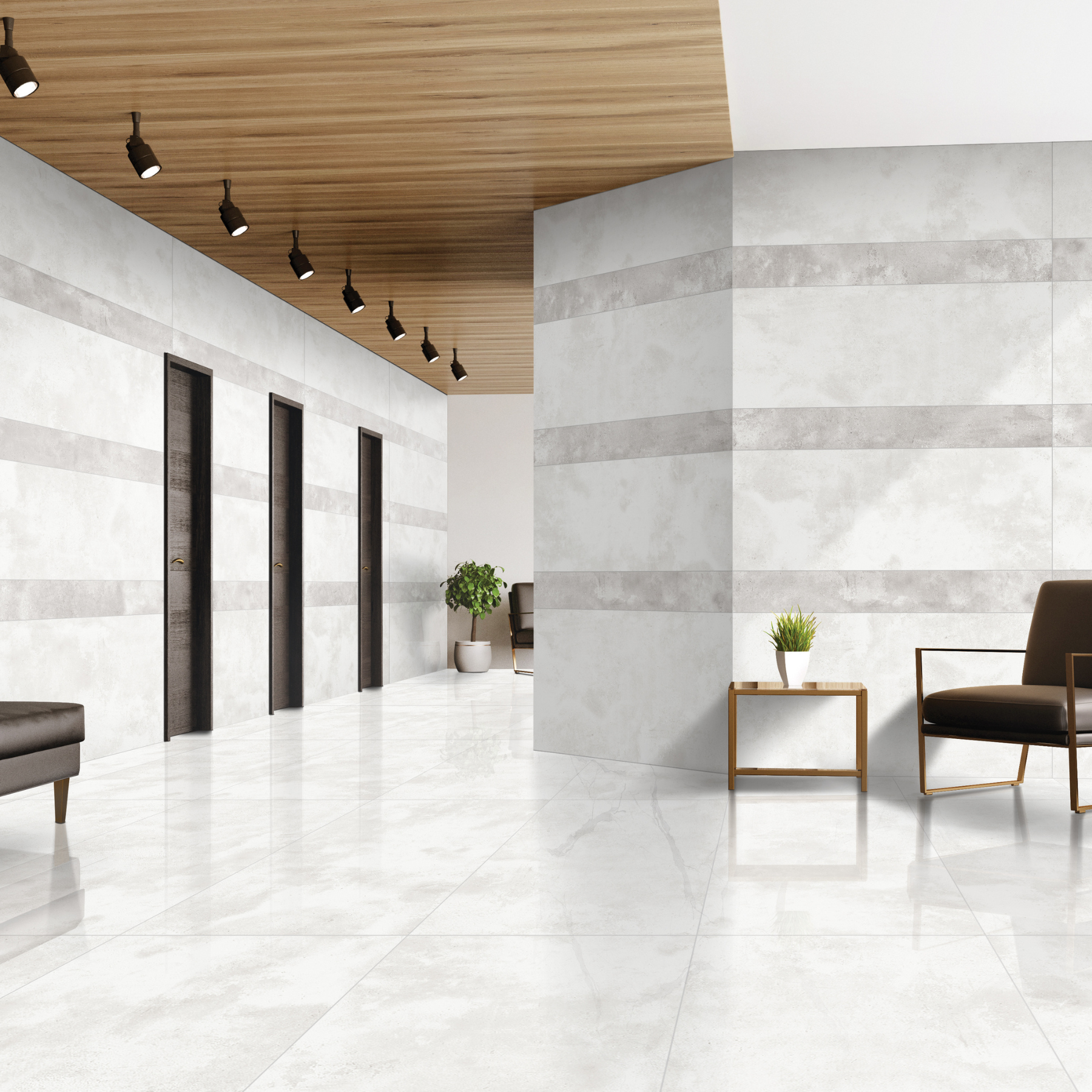 Lux Bianco Porcelain Polished 60x120cm