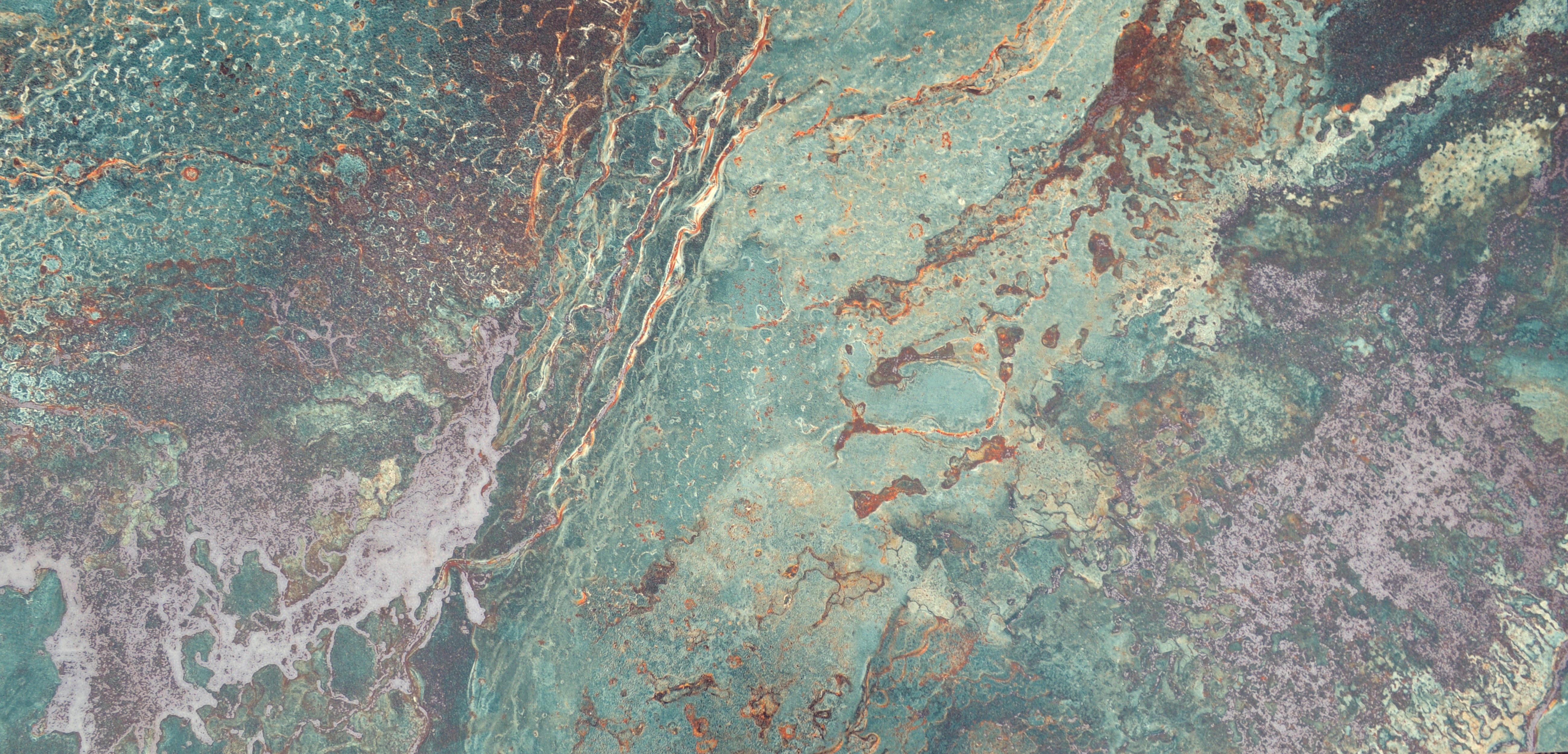 Modesto Blue Green Patina Effect Porcelain Tile 60x120cm