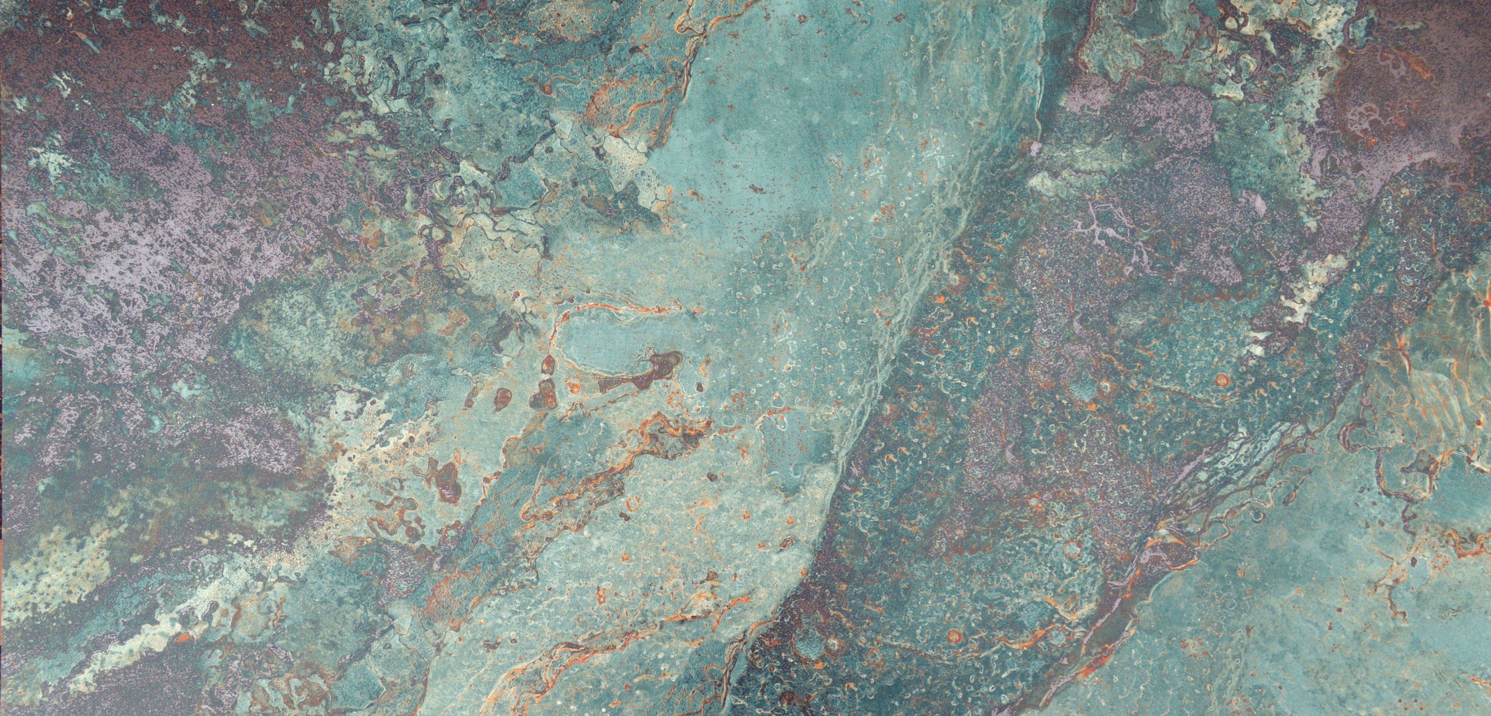 Modesto Blue Green Patina Effect Porcelain Tile 60x120cm