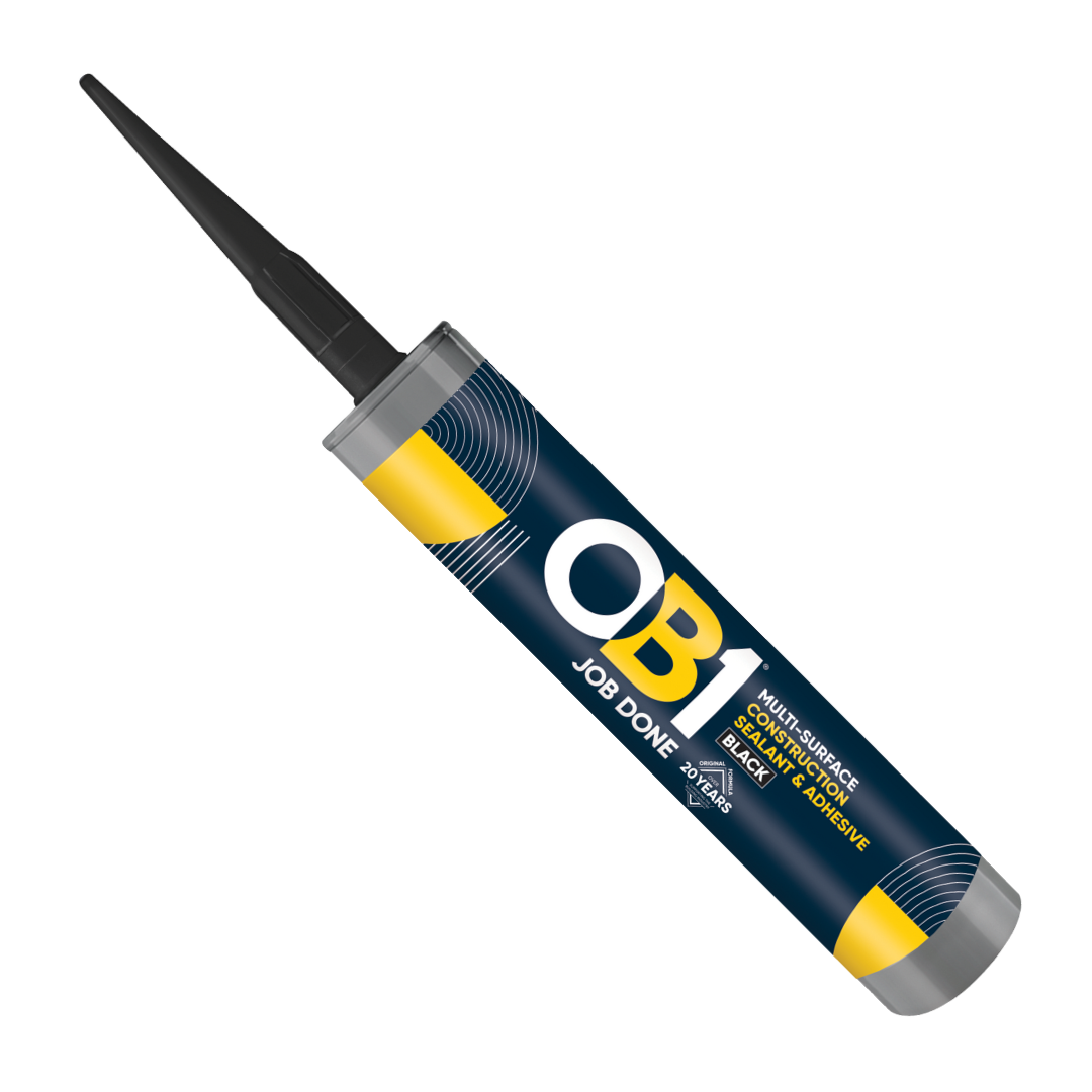 OB1 Multi-Surface Sealant & Adhesive Black 290ml