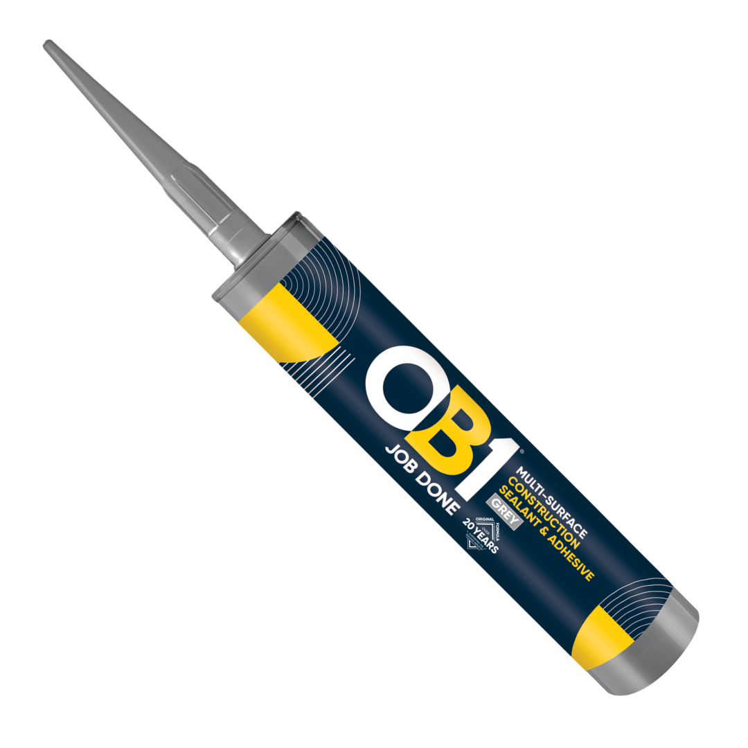 OB1 Multi-Surface Sealant & Adhesive Grey 290ml