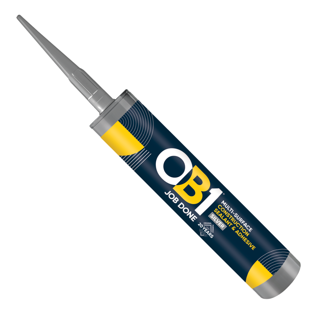 OB1 Multi-Surface Sealant & Adhesive Silver 290ml