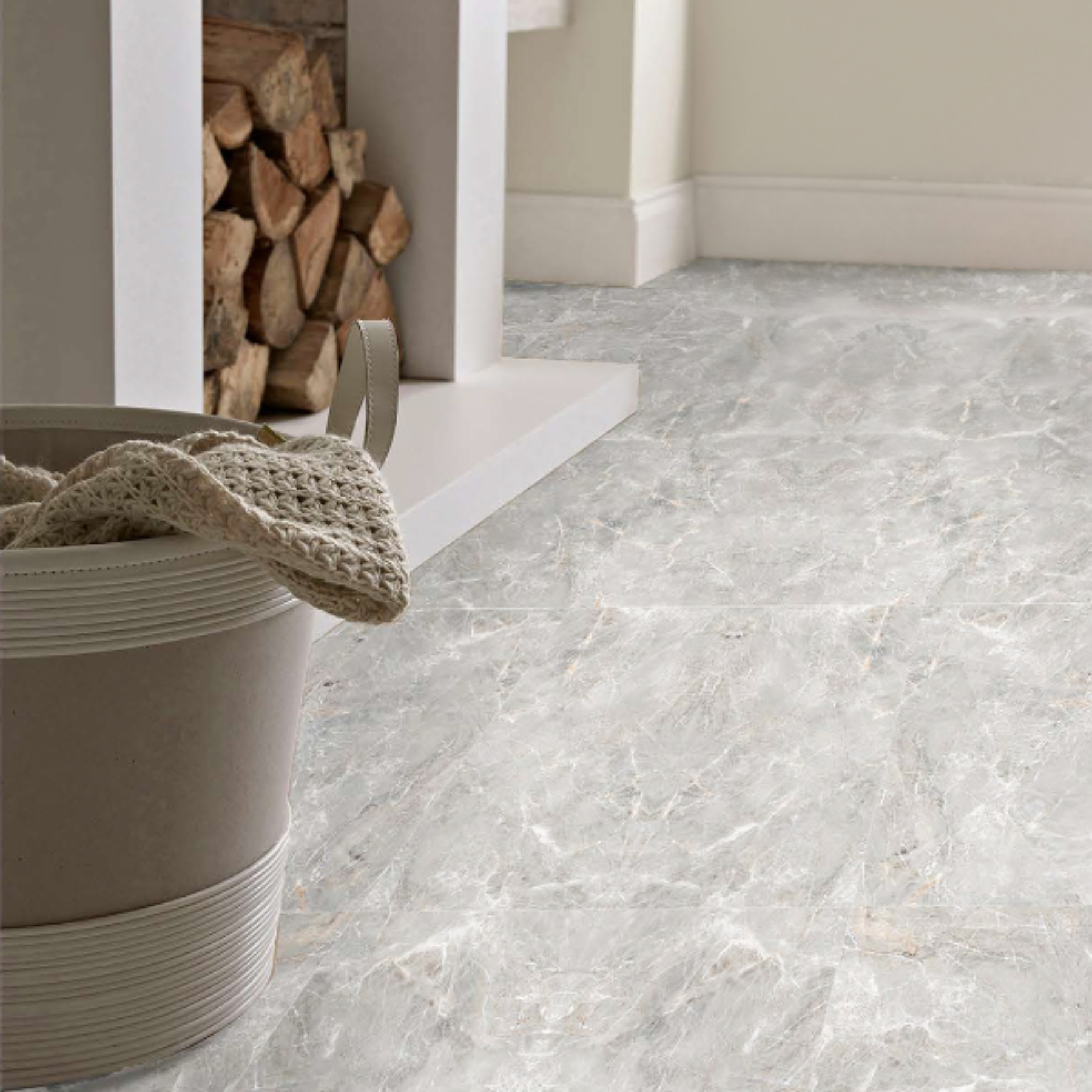 Olympia Pearl Porcelain Polished 60x60cm