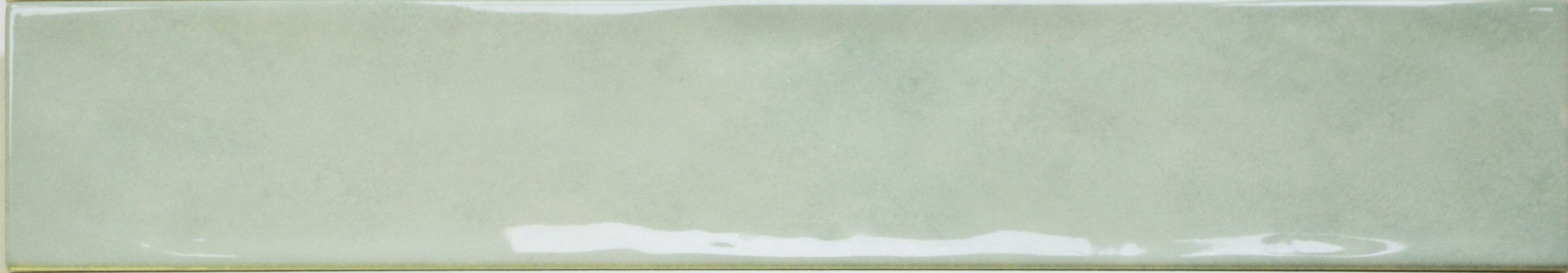 Orbetello Sage Green Ceramic Gloss Wall Tile 10.7x53cm