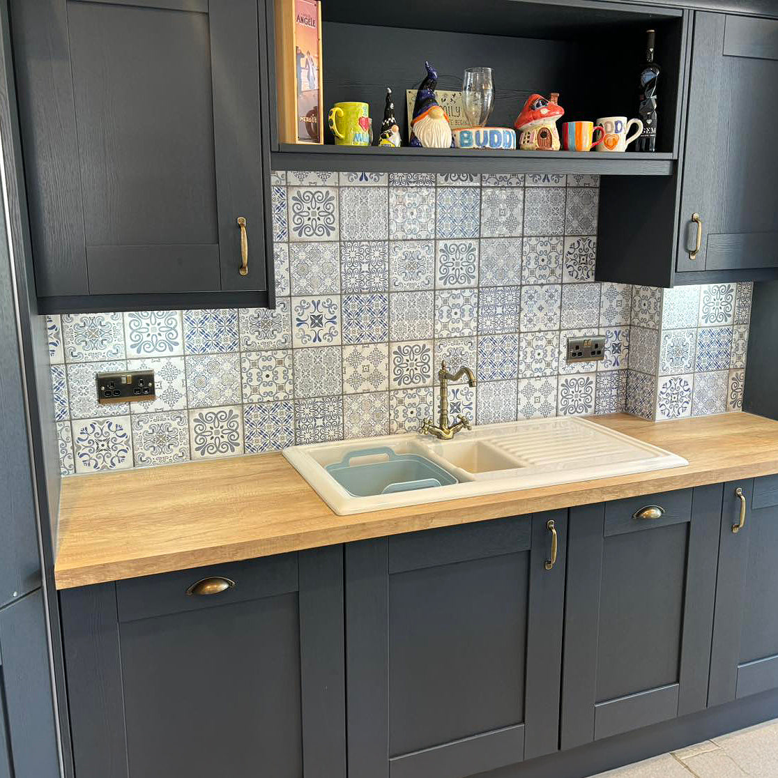 Paris Blue Ceramic Gloss 15x15cm