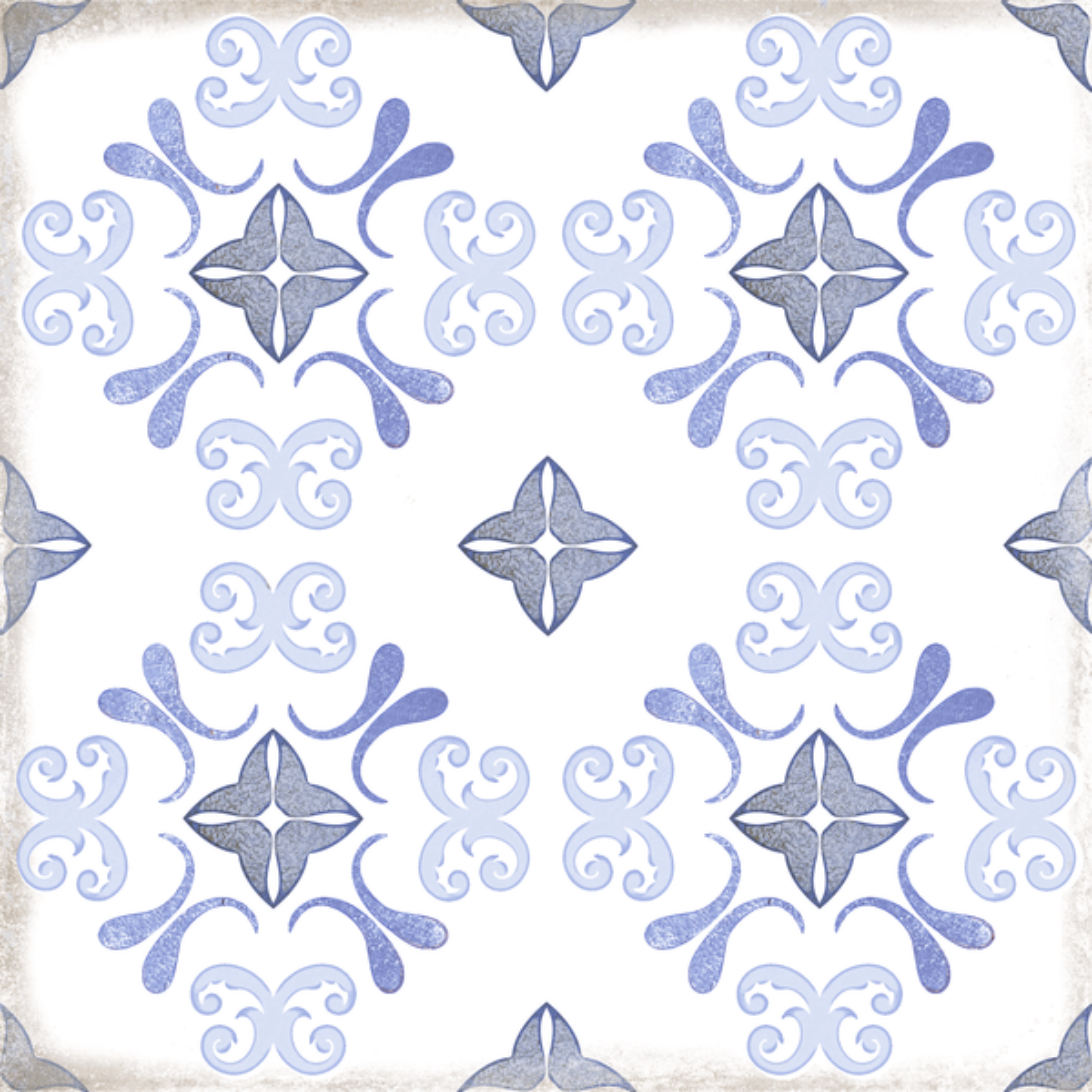 Patine Blue Ceramic Gloss 15x15cm