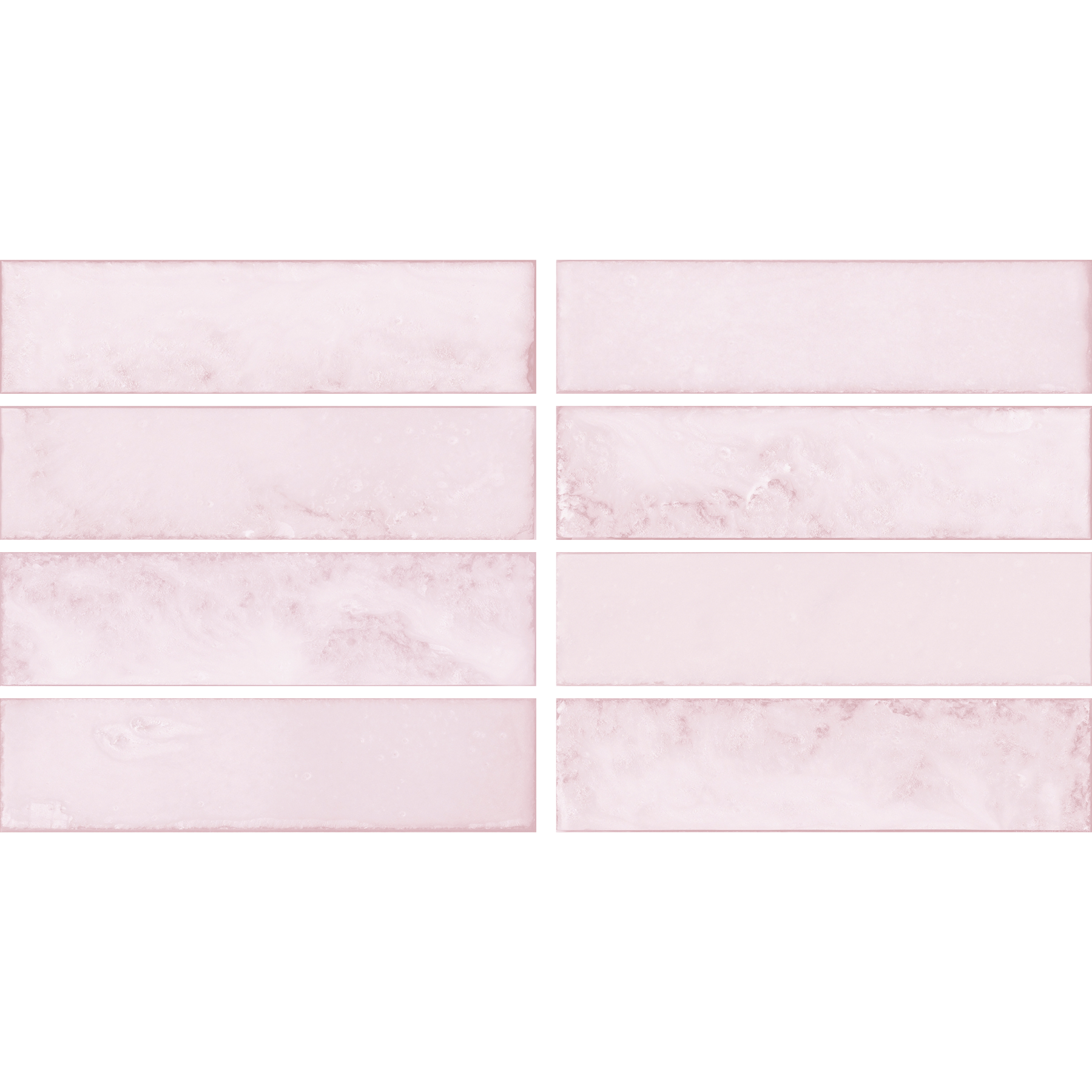 Daloa Pink Ceramic Gloss 7.5x30cm