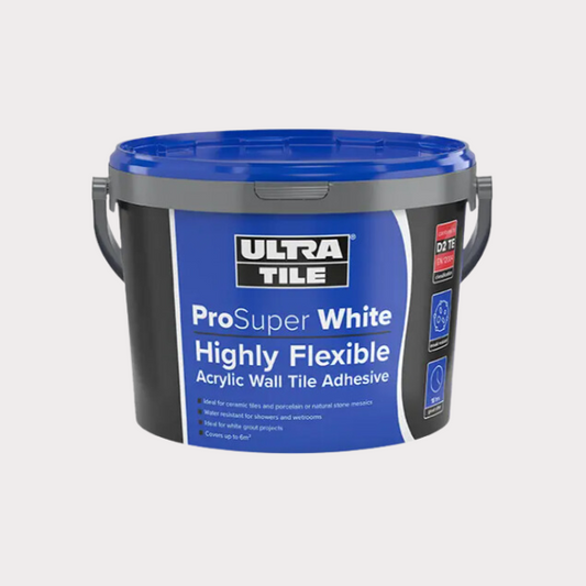 UltraTile ProSuper White Highly Flexible Acrylic Wall Tile Adhesive