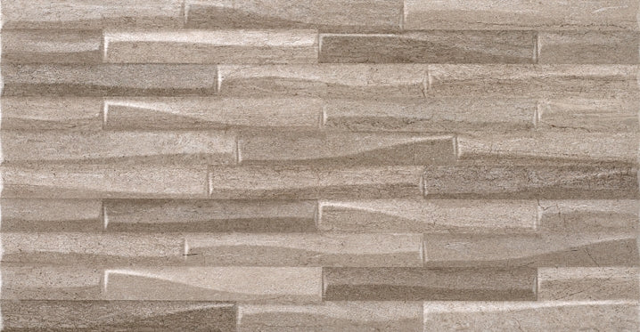 Salamanca Taupe Decor Porcelain Wall Tile 31.6x60.8cm