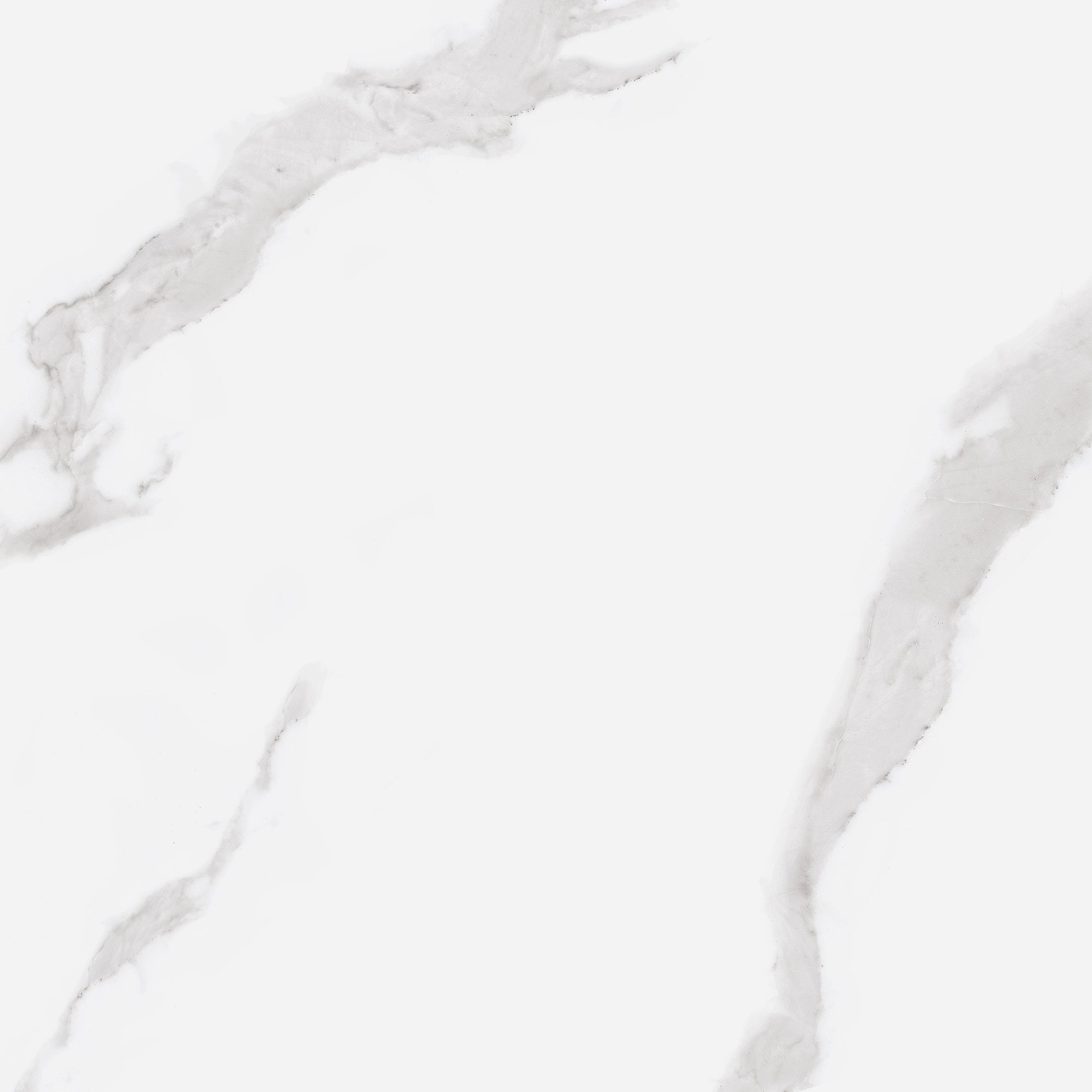 Rocca White Marble Effect Matt Large  Porcelain Tile 80x80cm