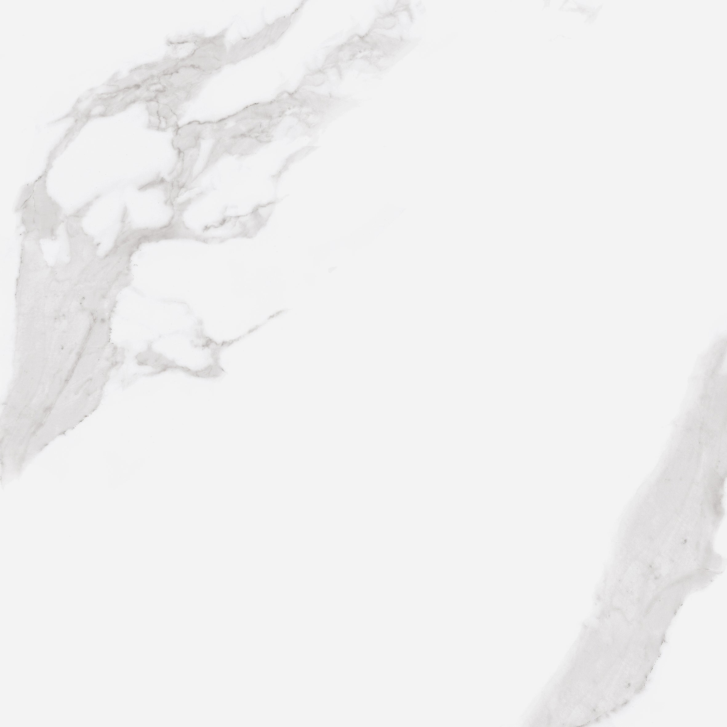 Rocca White Marble Effect Matt Large  Porcelain Tile 80x80cm