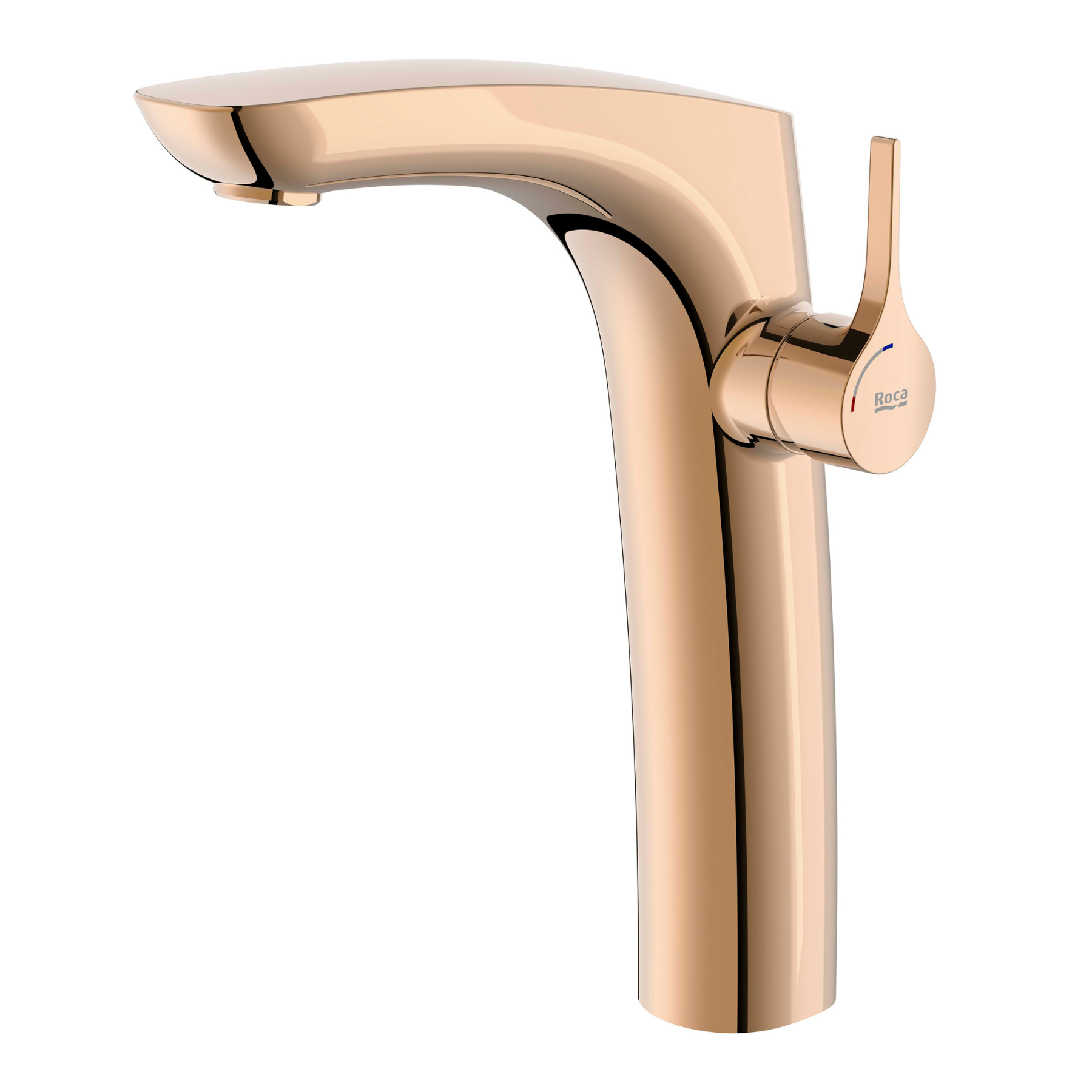 Roca Insignia Extended Height Basin Mixer Rose Gold