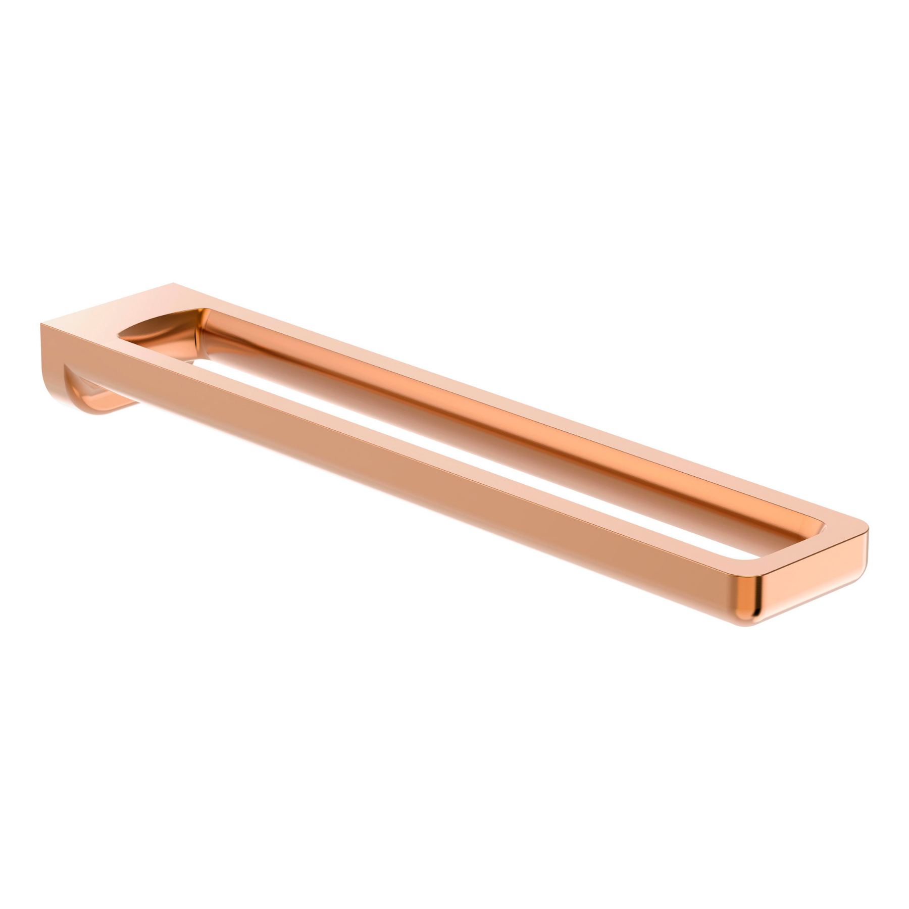 Roca Tempo Double Towel Rail Rose Gold