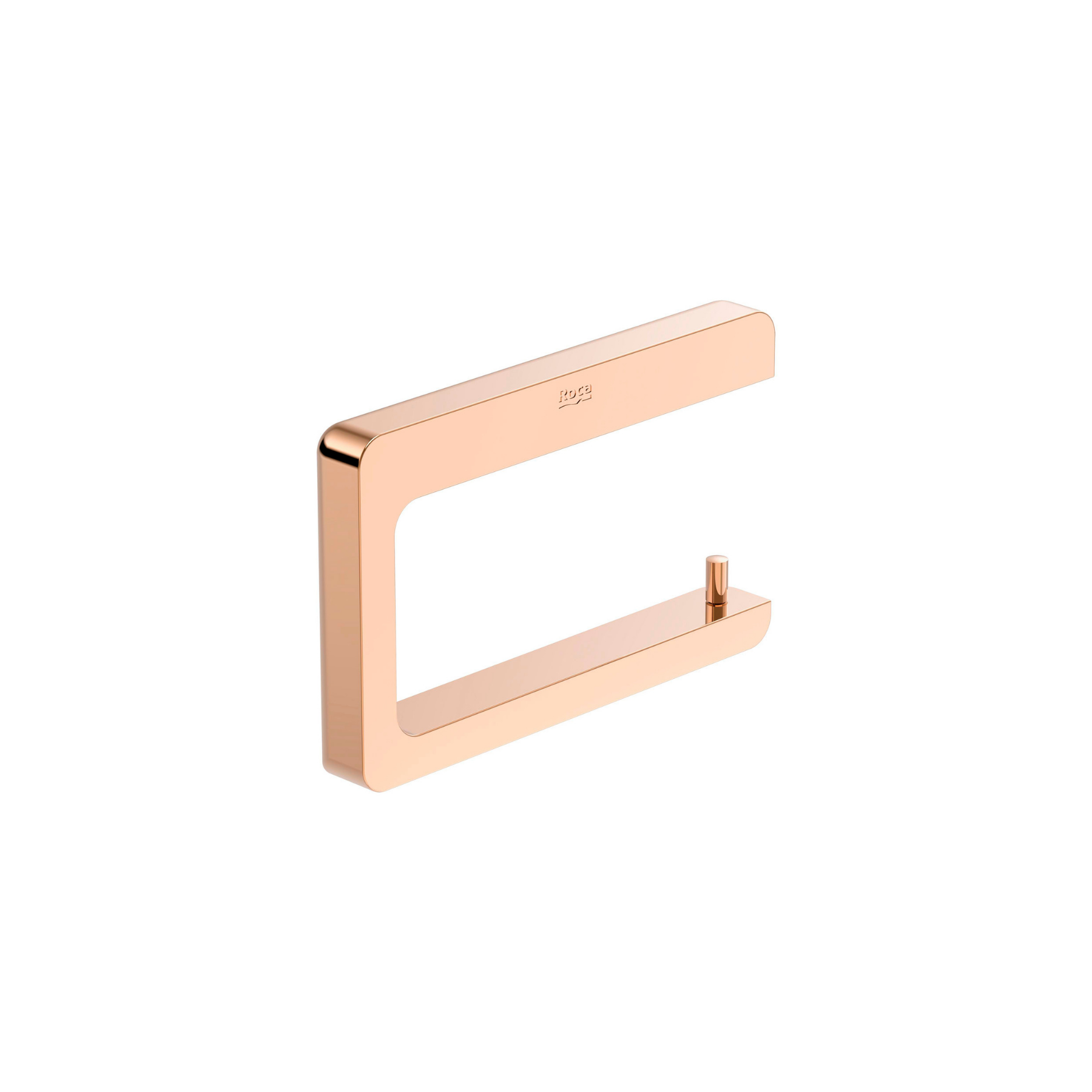 Roca Tempo Toilet Roll Holder Without Cover Rose Gold