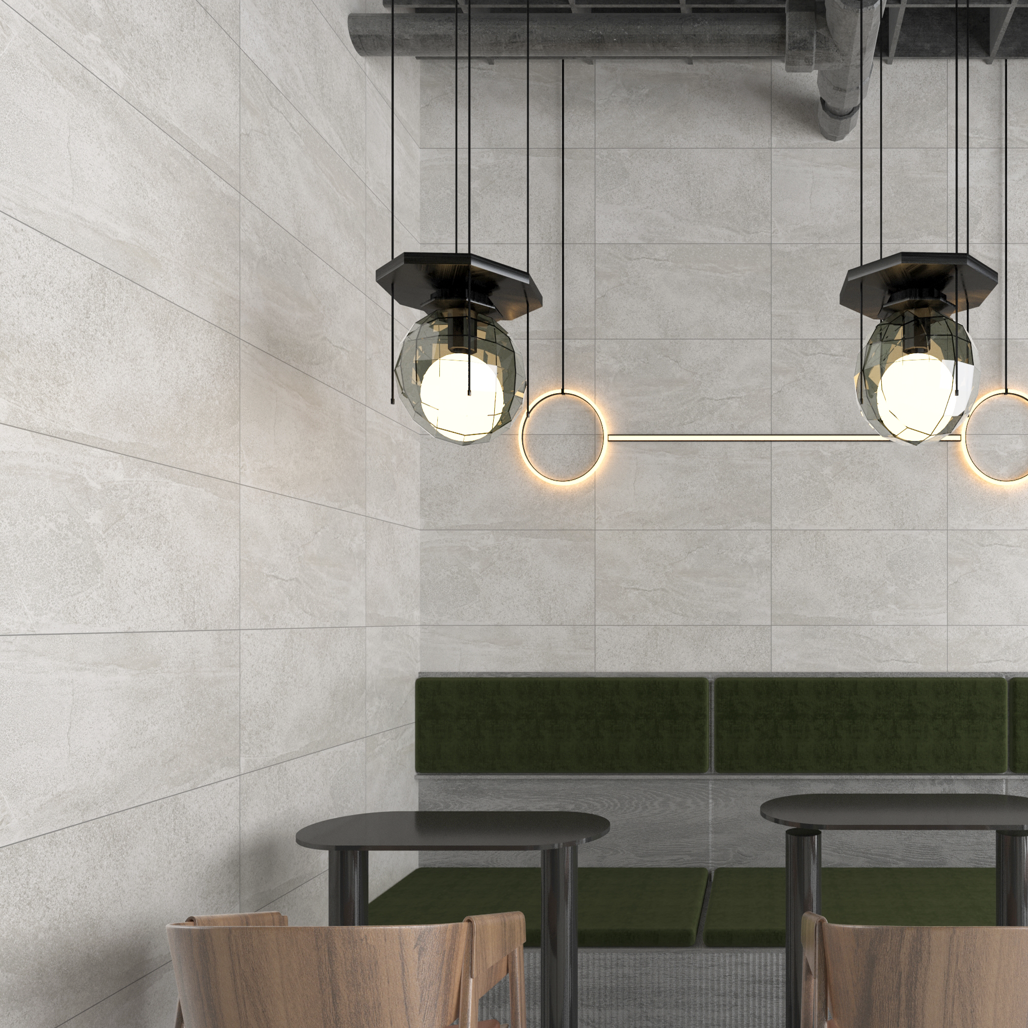 Rocklin Light Grey Rectified Matt Porcelain Tile 30x60cm