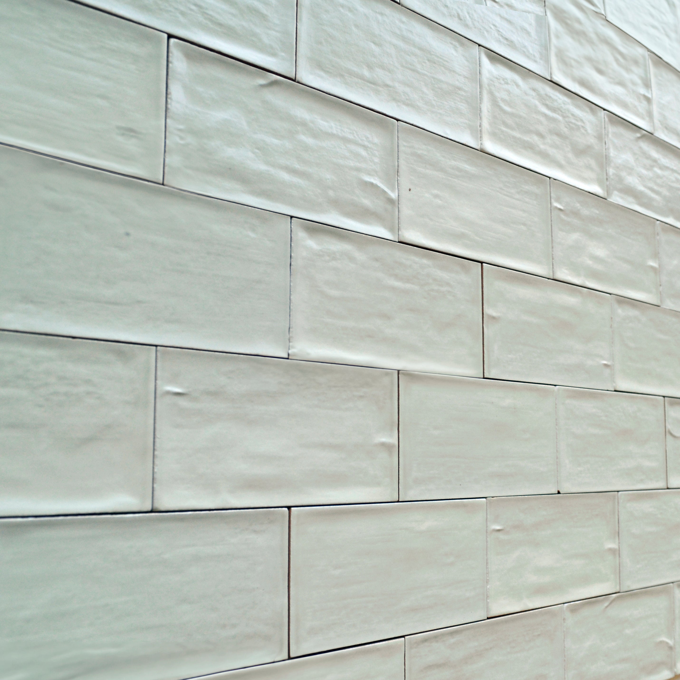 Rustico Whisper Sage Green Satin Ceramic Wal Tile 7.5x15cm