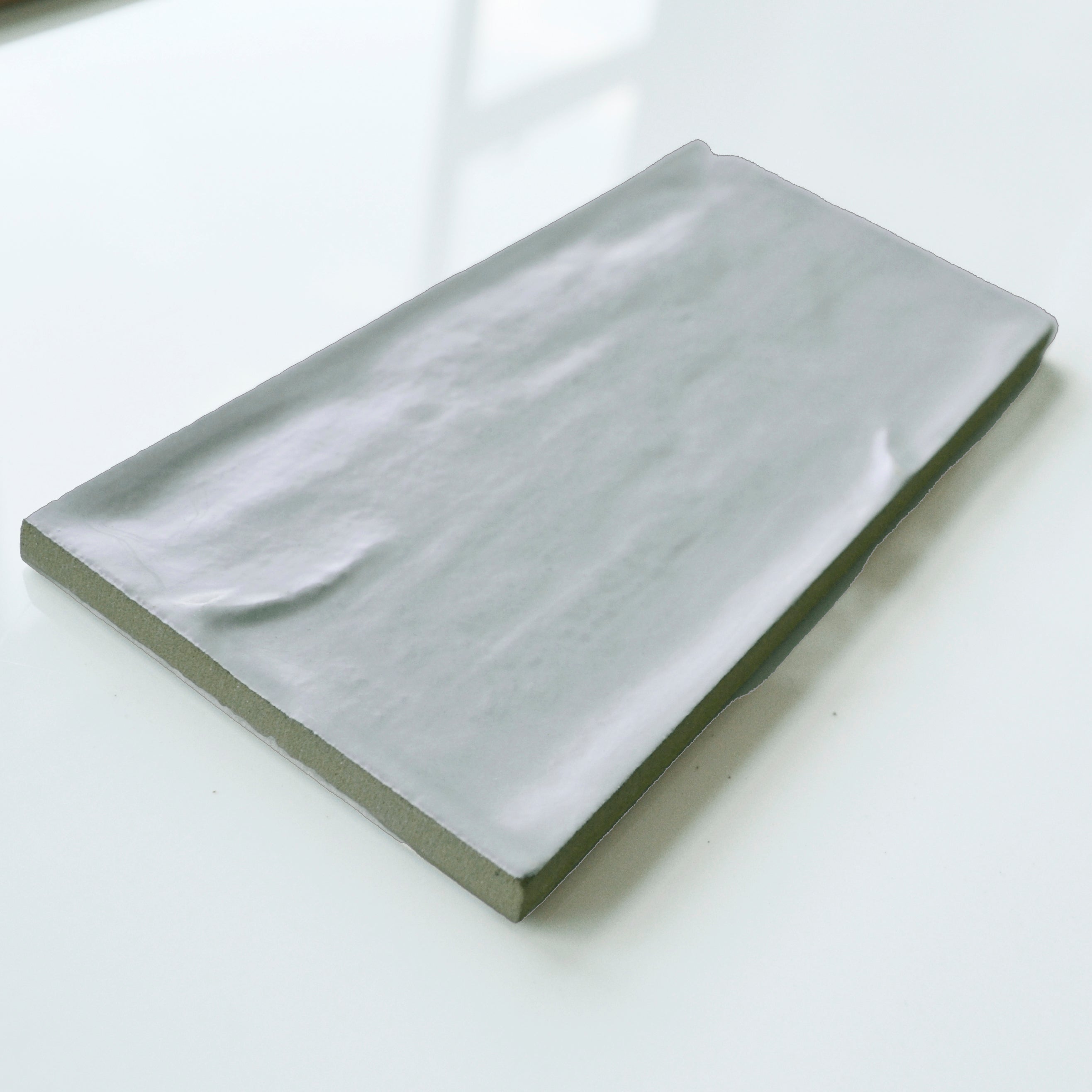 Rustico Slate Grey Satin Finish Ceramic Wall Tile 7.5x15cm