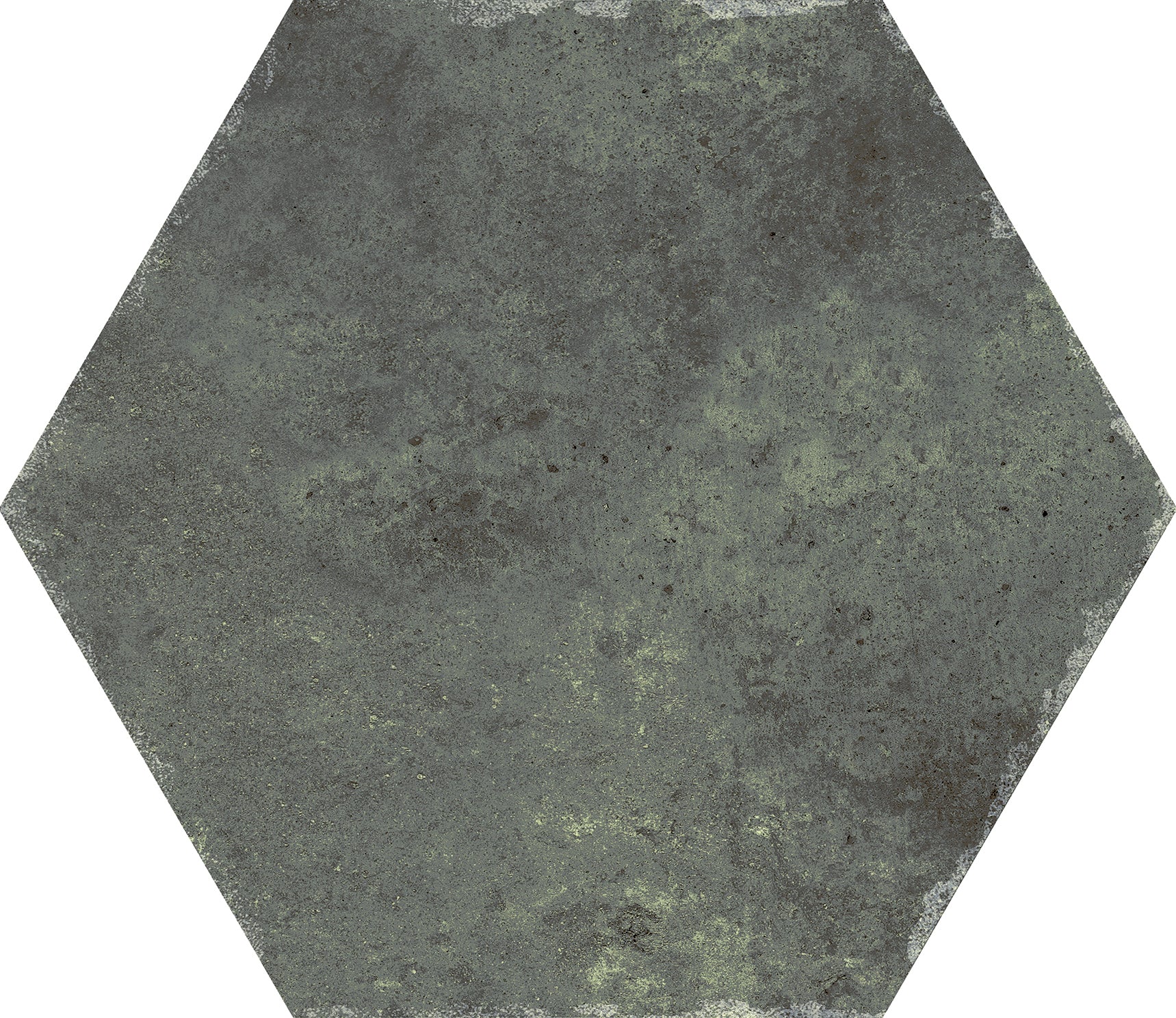 Sanno Esmeralda Green Porcelain Matt Hexagonal Tile 23x27cm